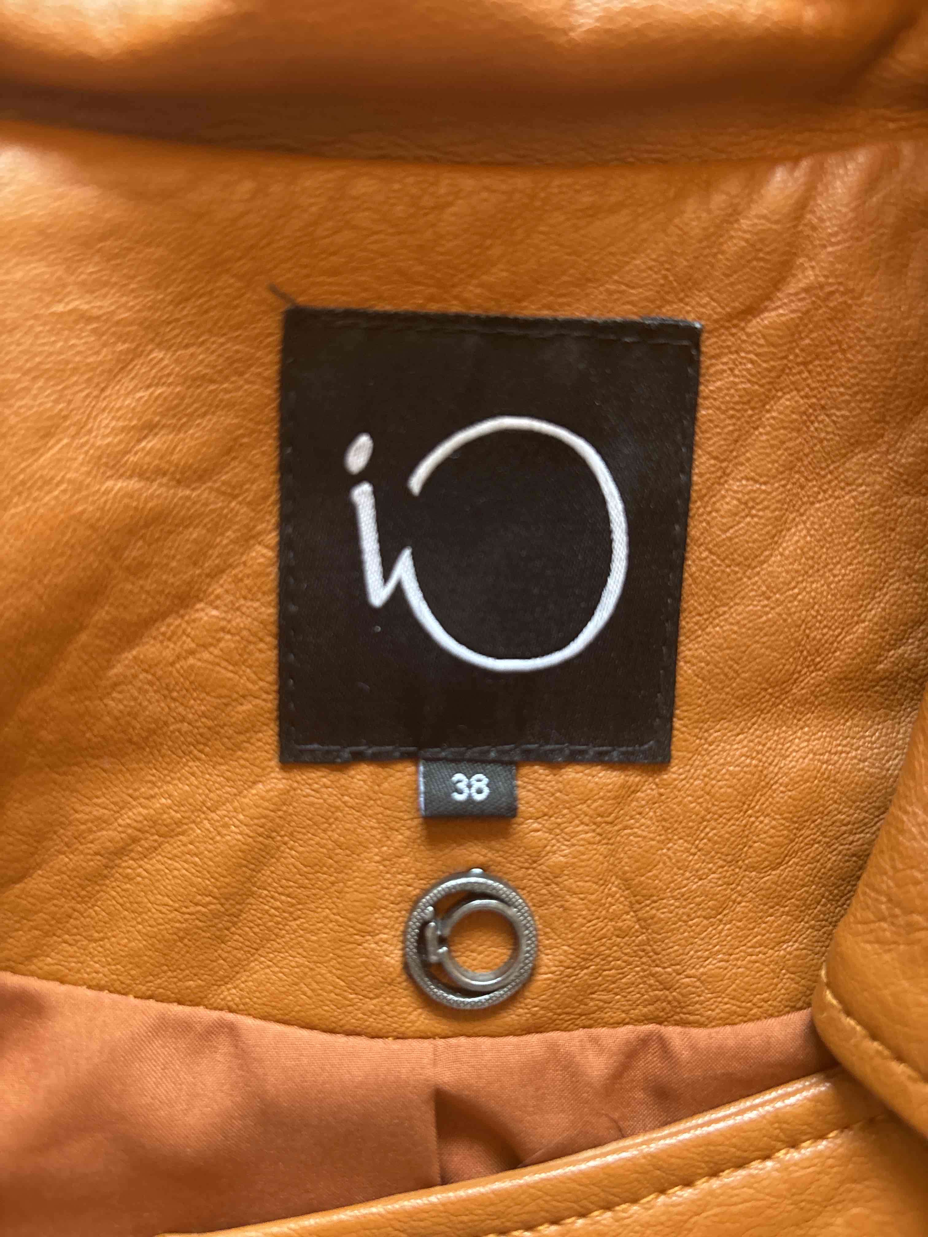 Chaqueta eco cuero cafe - miniatura 2