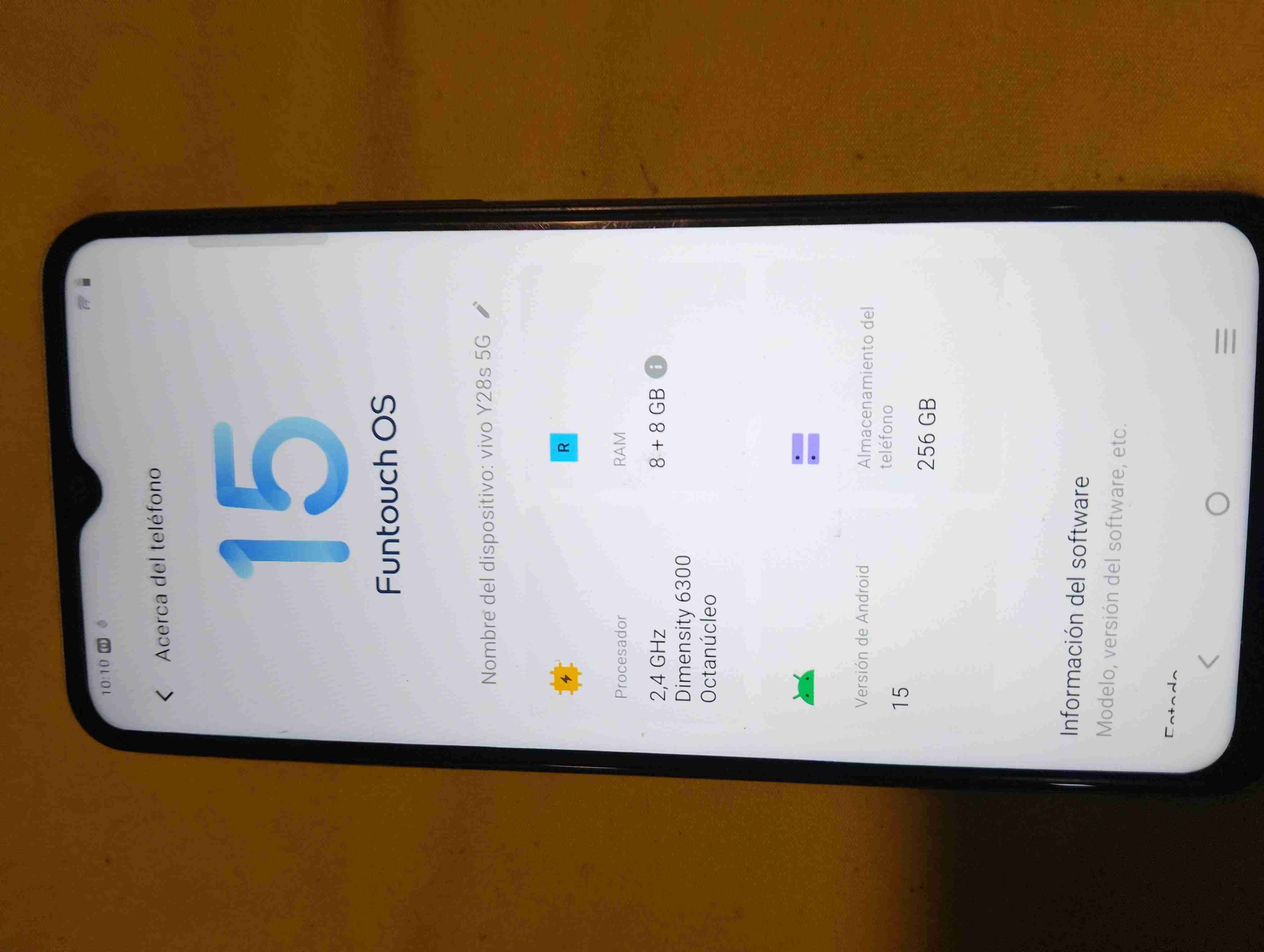 VIVO Y28S 5G DE 256 GB - miniatura 4