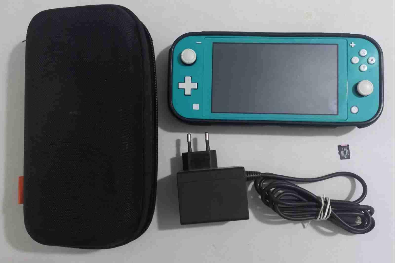 Nintendo Switch lite turquesa +SD 128gb