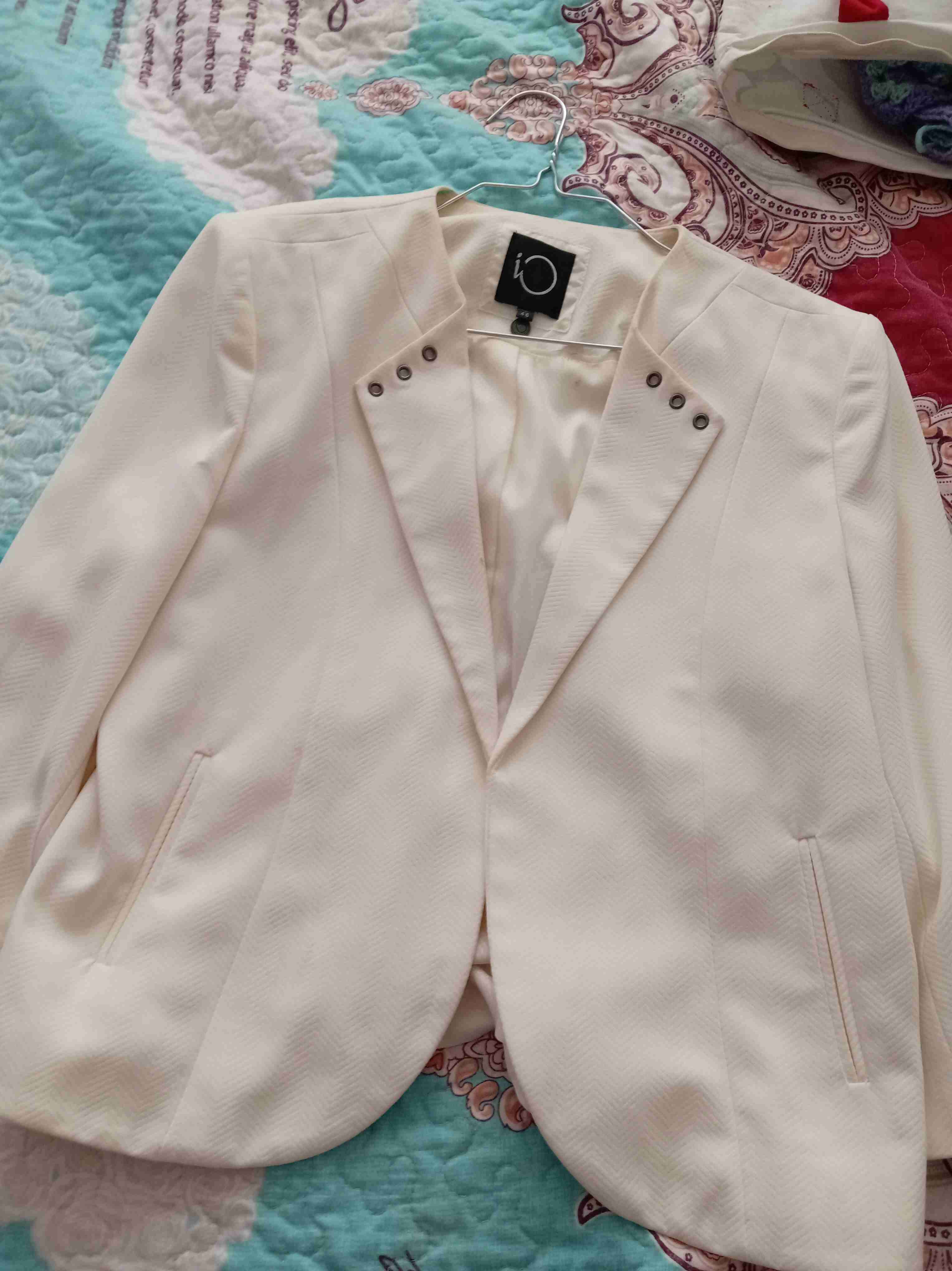 Blazer blanco elegante - miniatura 1