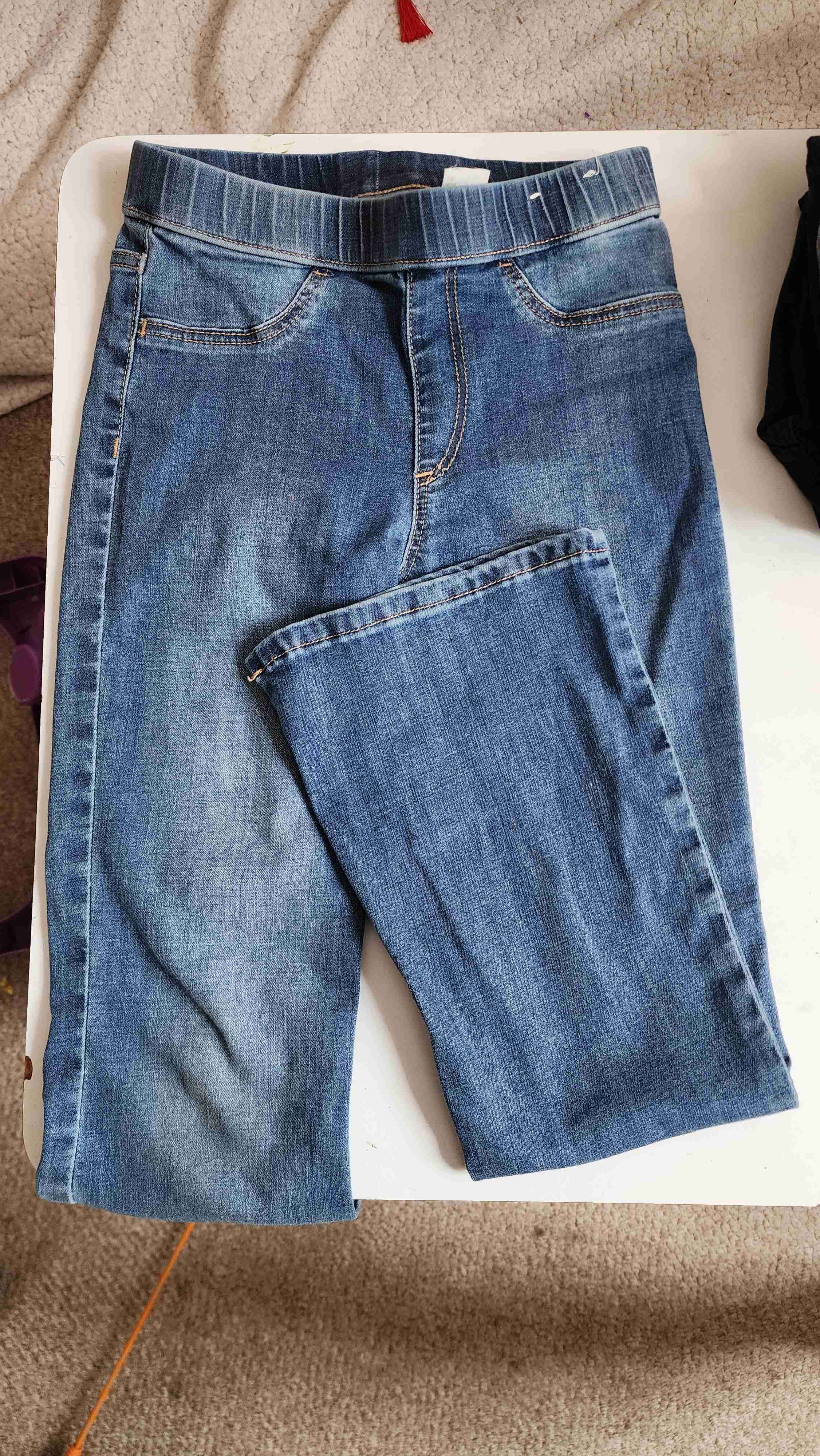 Lote de 3 jeans elasticados talla 6-7 niña H&M - miniatura 3