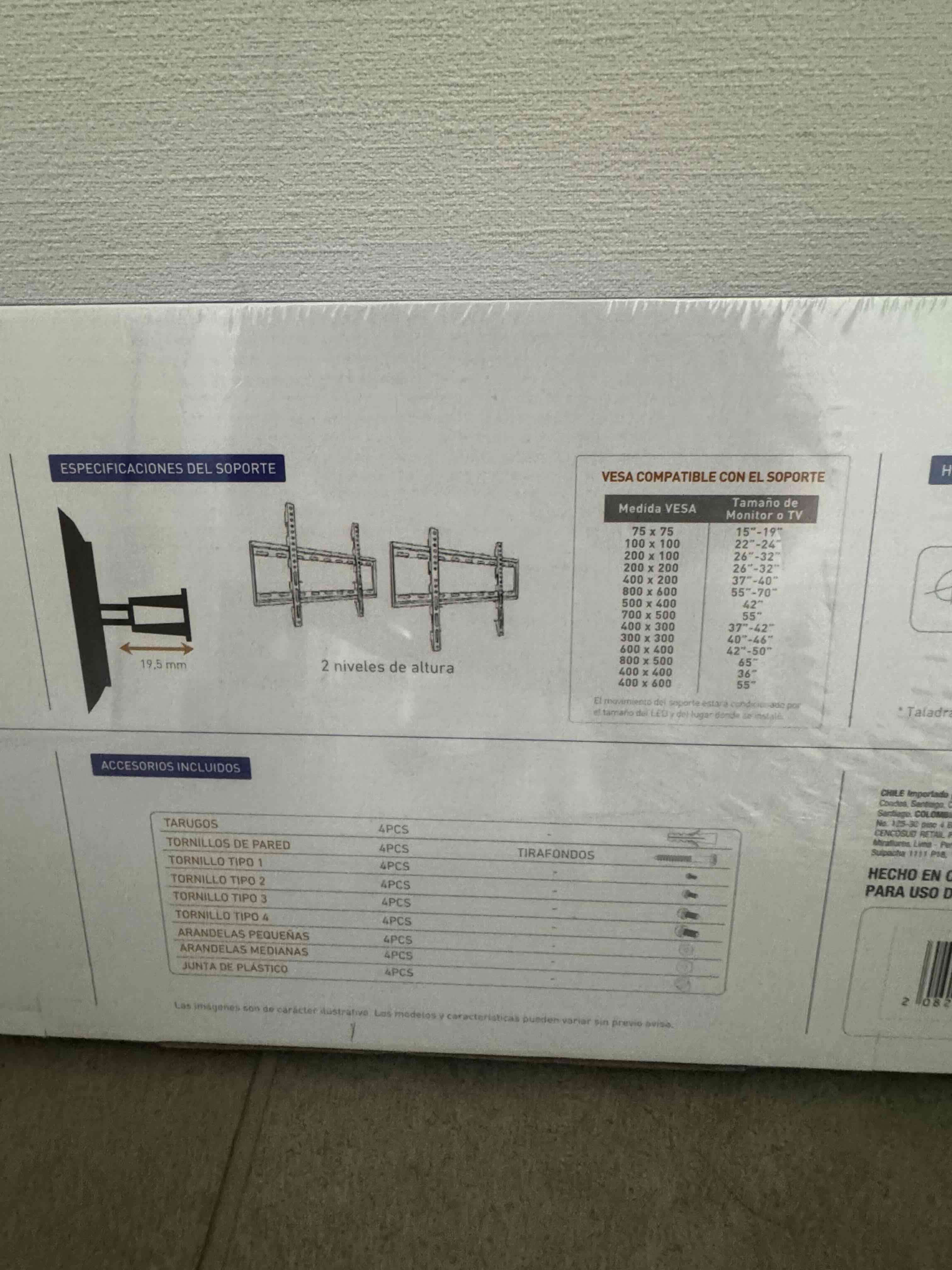 Soporte fijo para TV Nex - miniatura 3