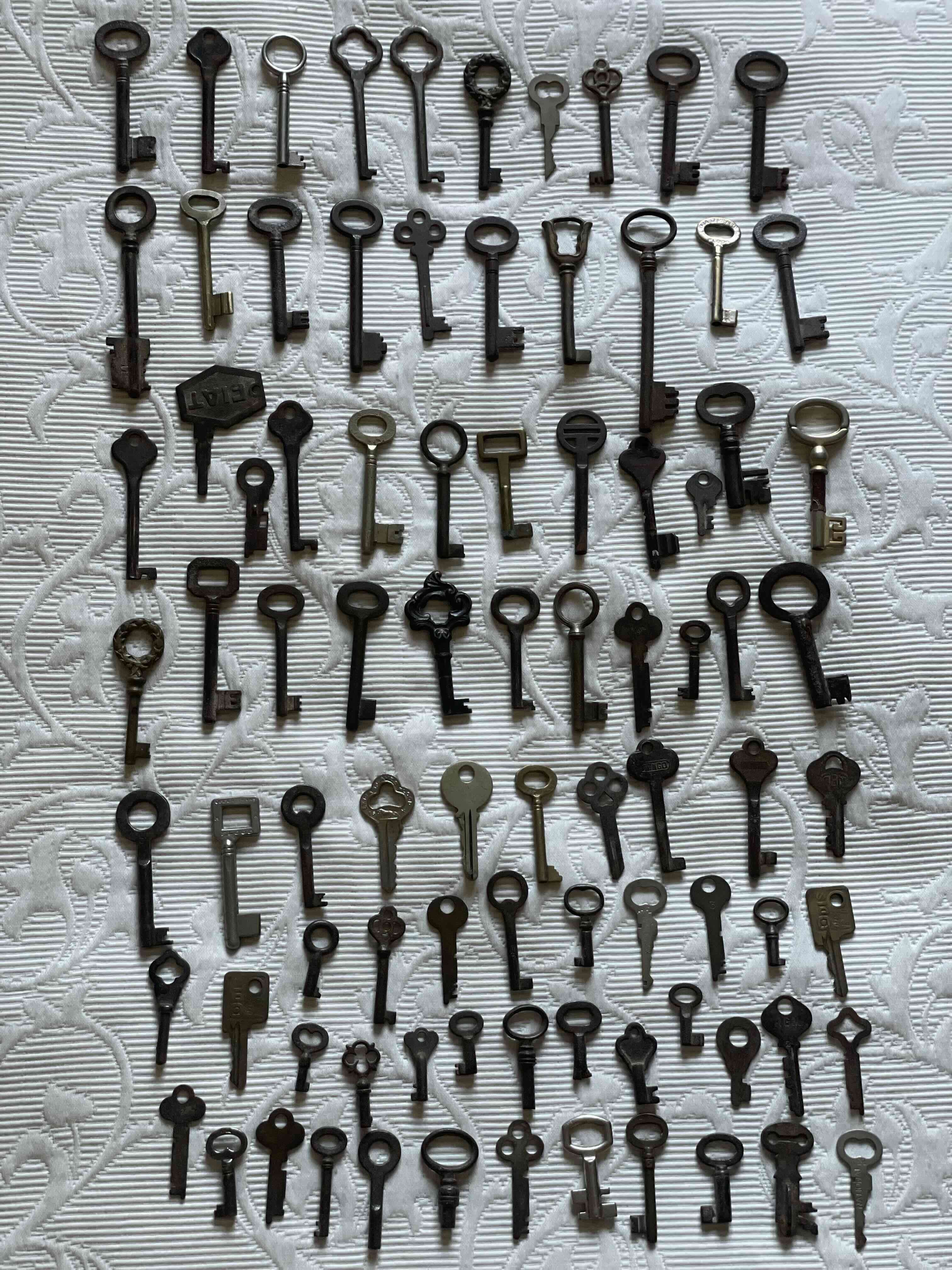 Colección de llaves antiguas