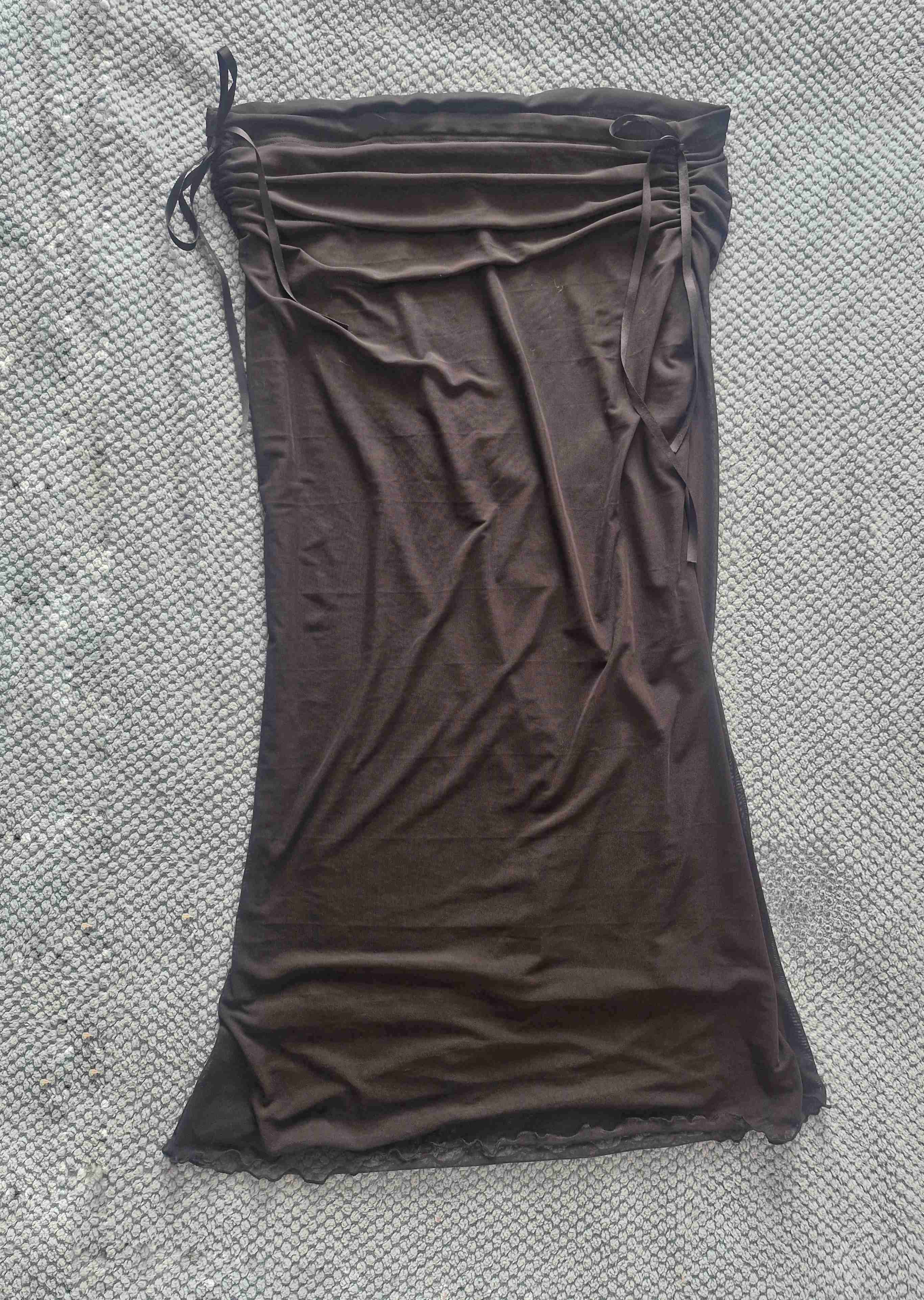 Falda larga negra maternidad - miniatura 4