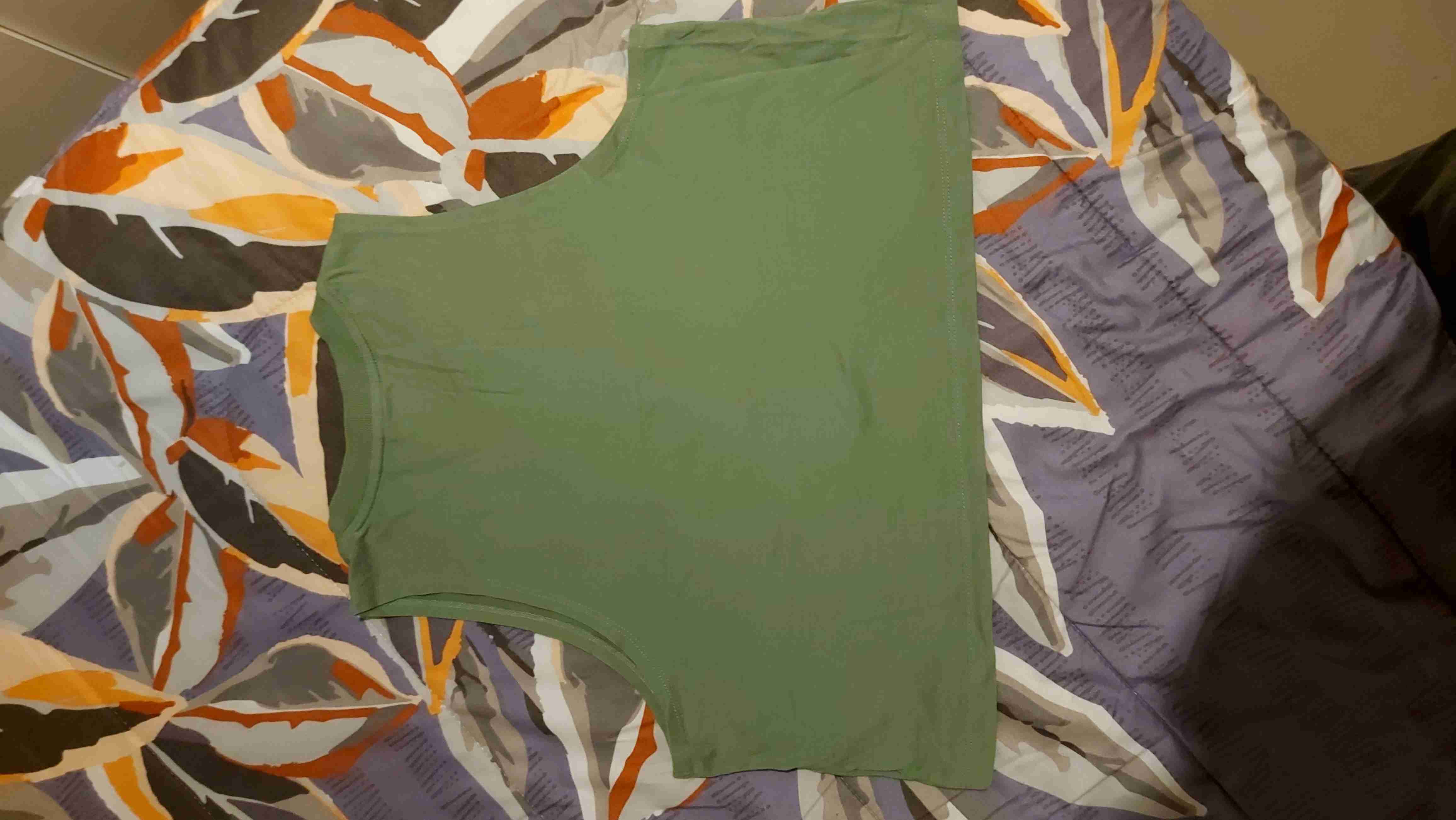 Crop top verde Fila - miniatura 3