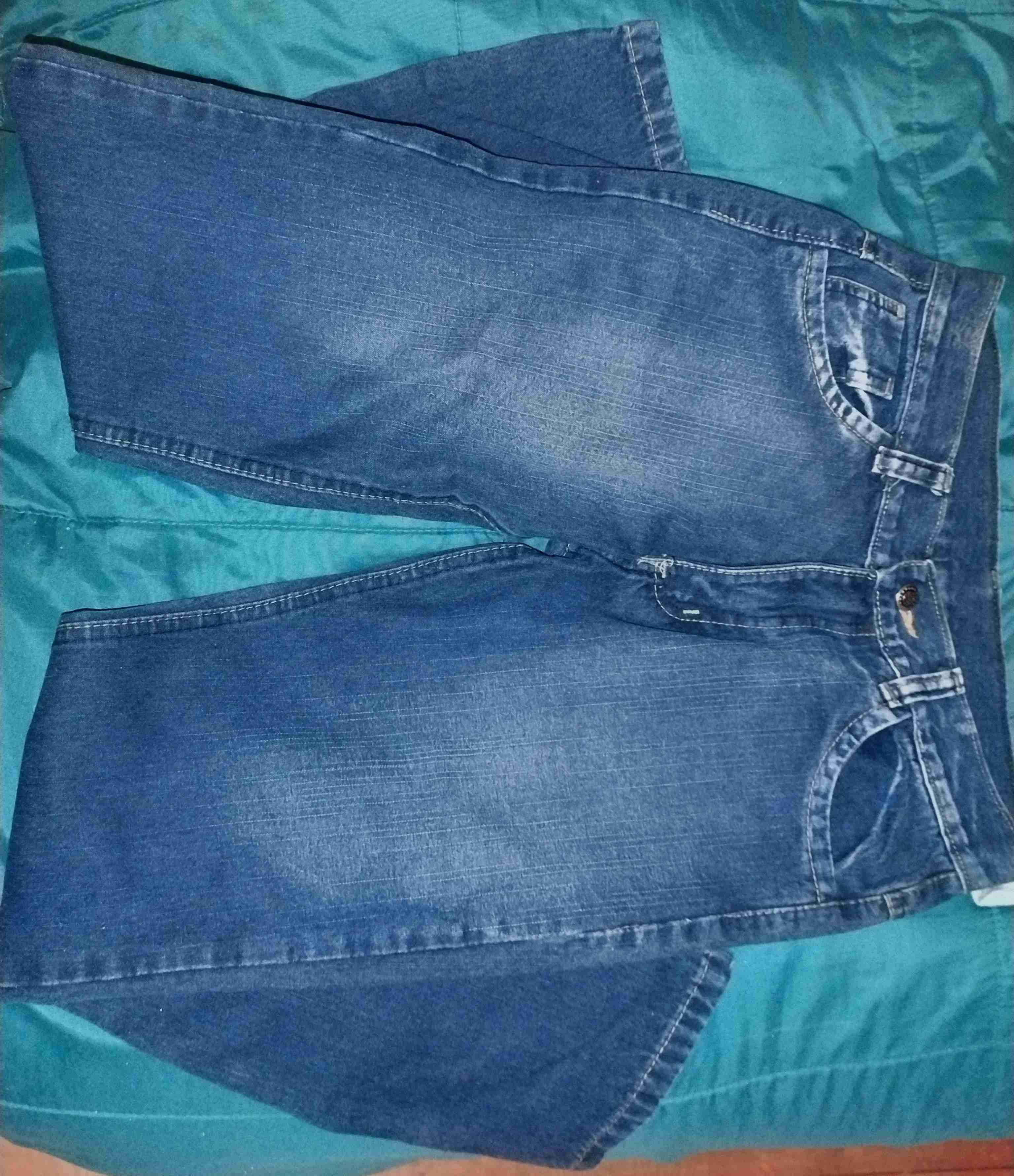 Pantalon recto a la cadera talla 36 - miniatura 2