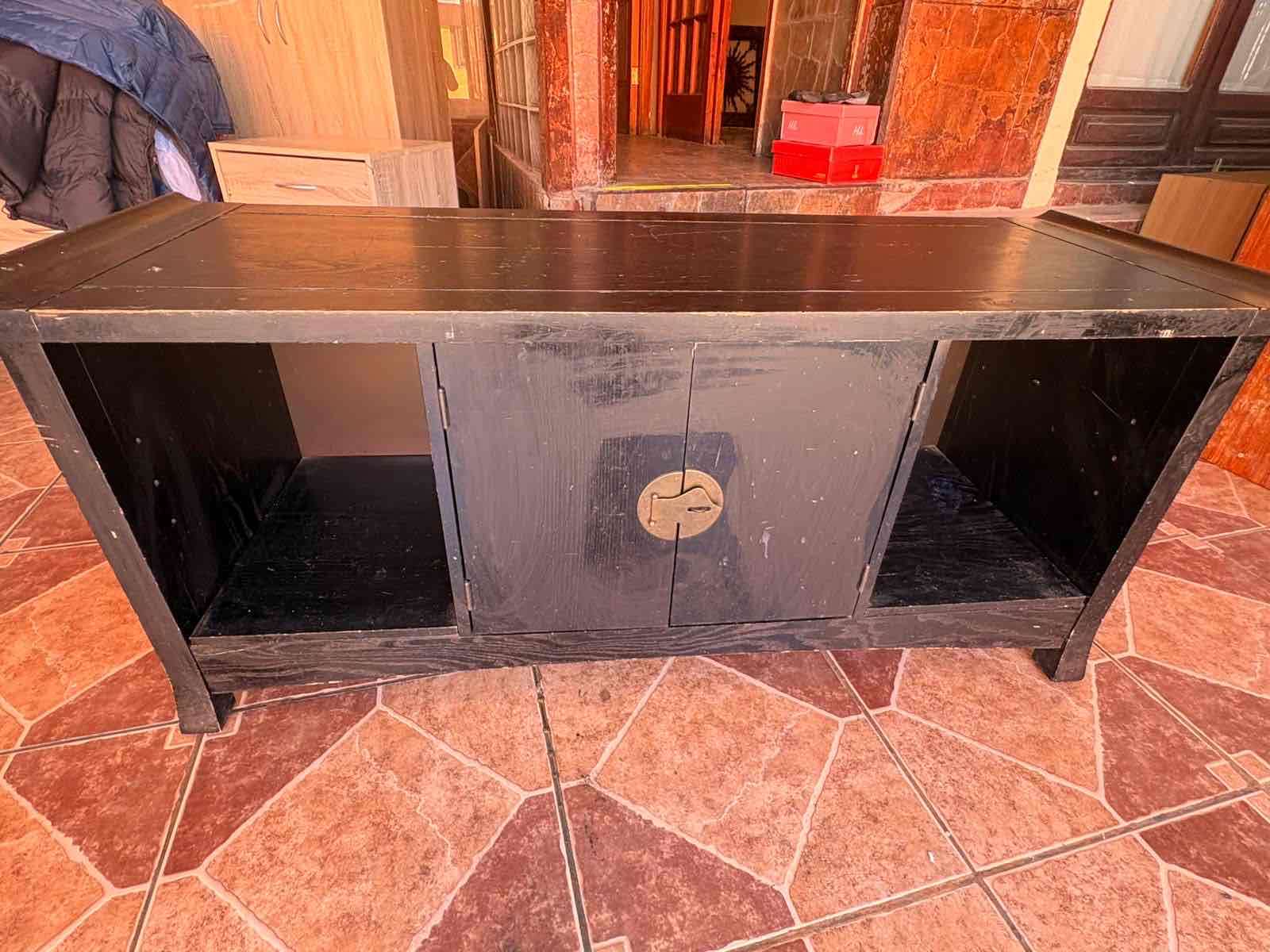 Mueble organizador negro