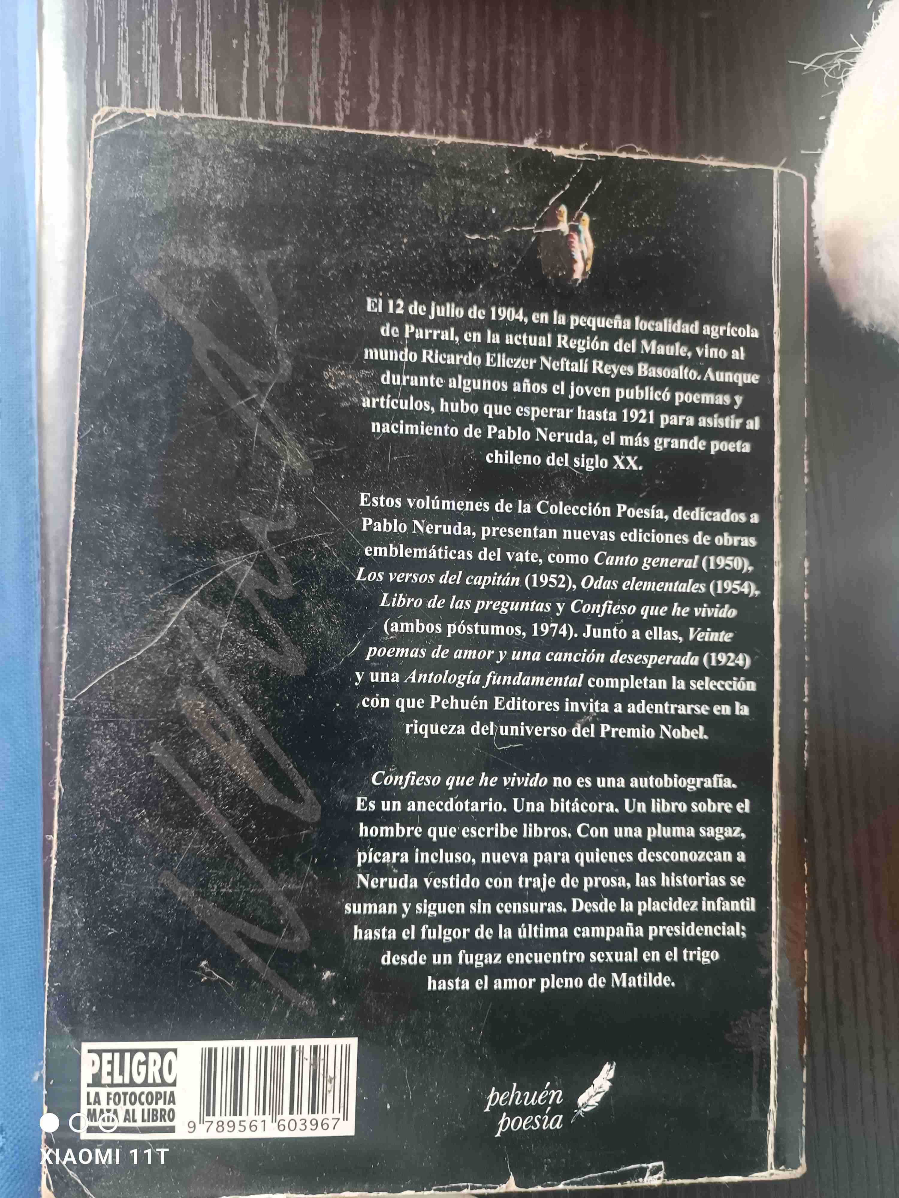 Libro Neruda 'Confieso que he vivido' - miniatura 2