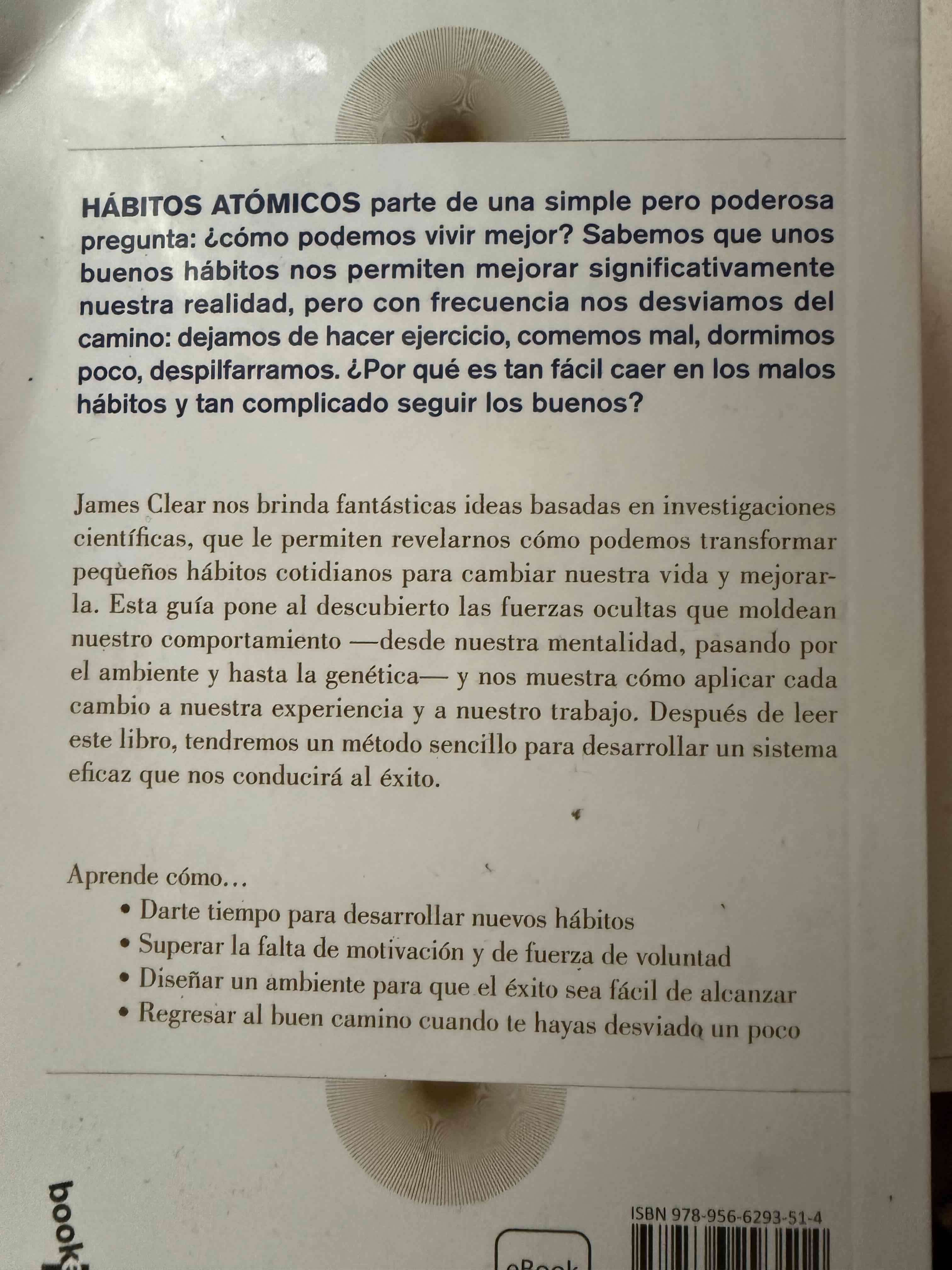 Libro Hábitos Atómicos - miniatura 2