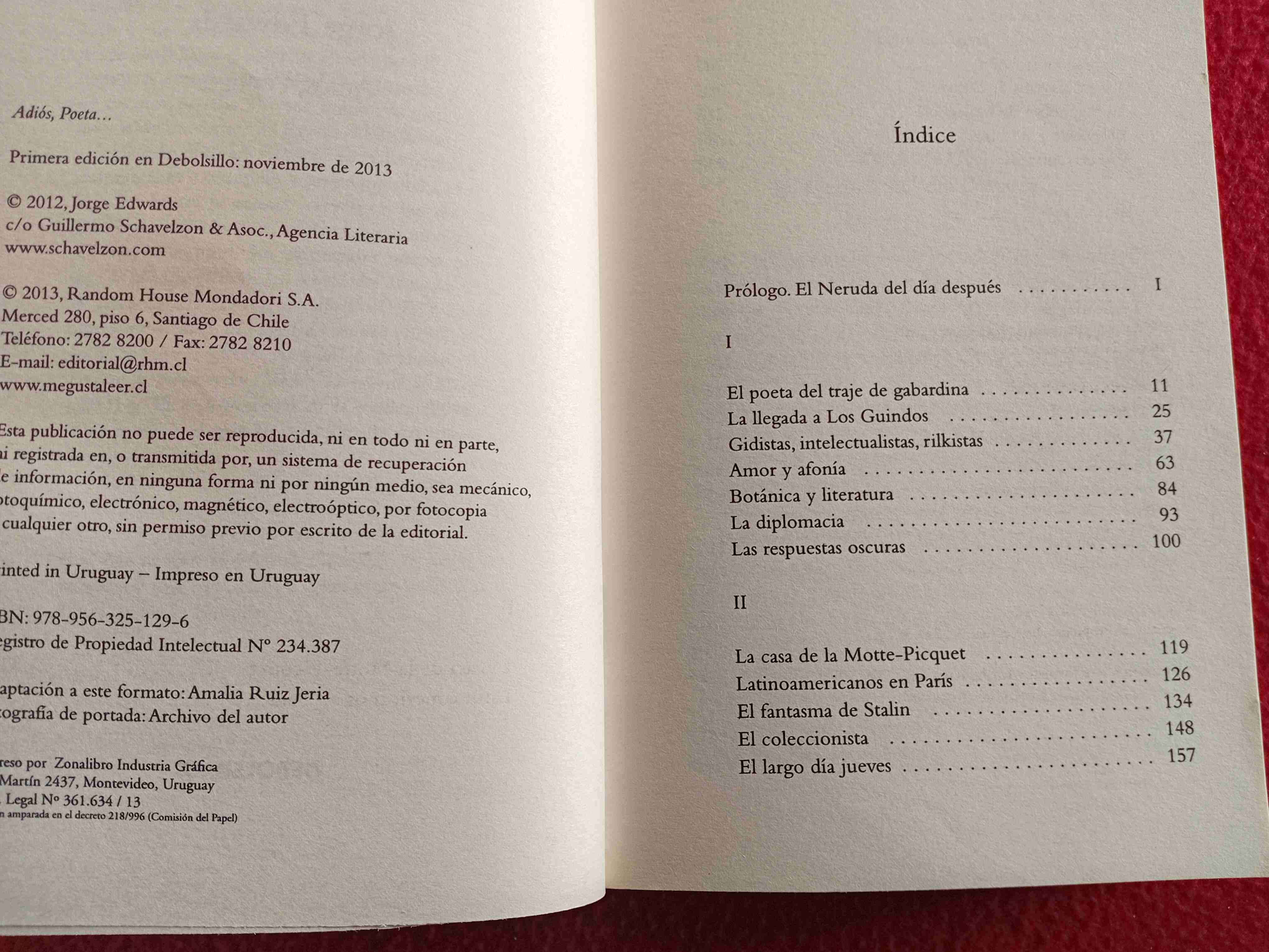 Libro 'Adiós, Poeta' de Jorge Edwards - miniatura 2