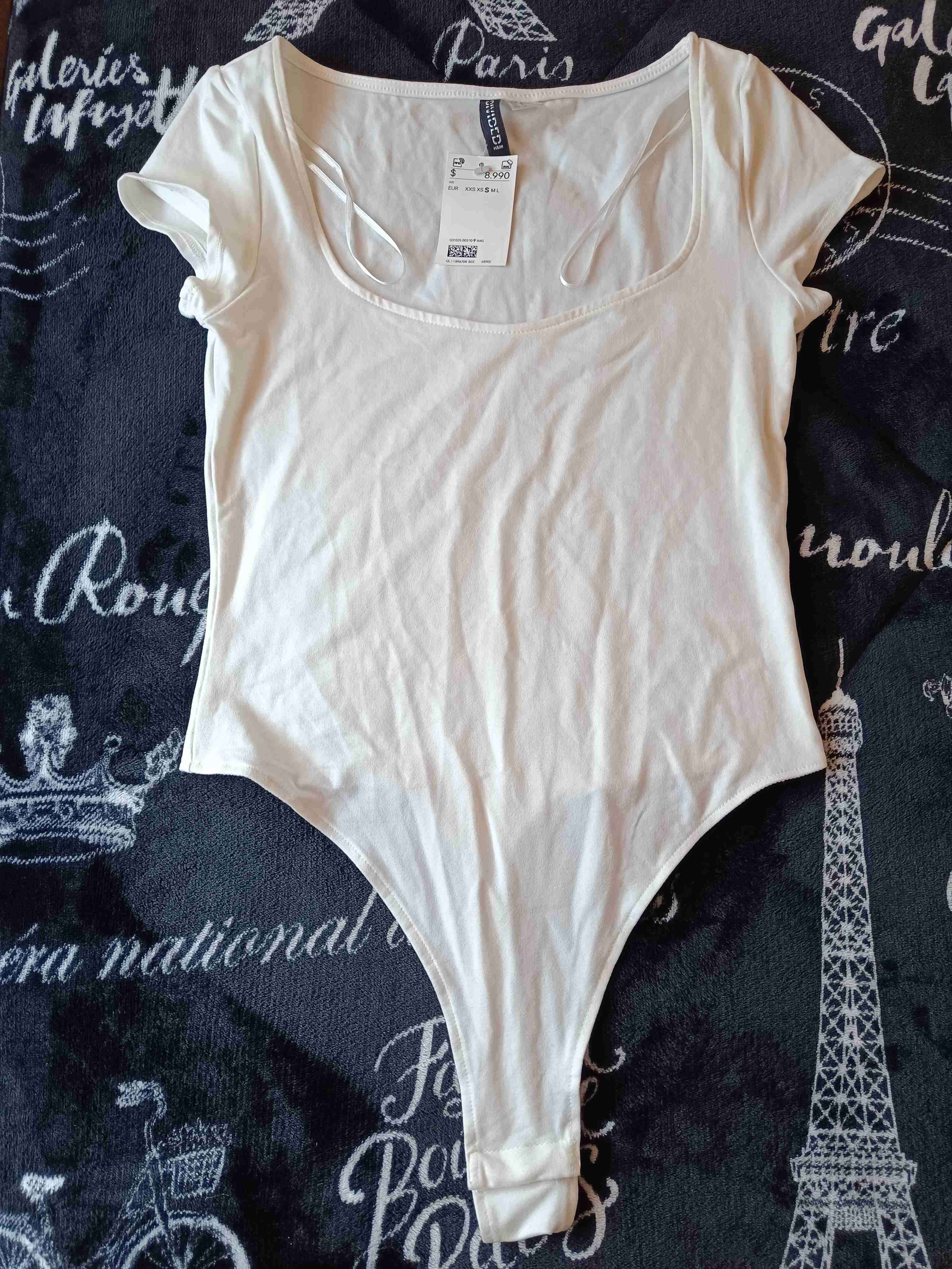 Body blanco de manga corta - miniatura 1