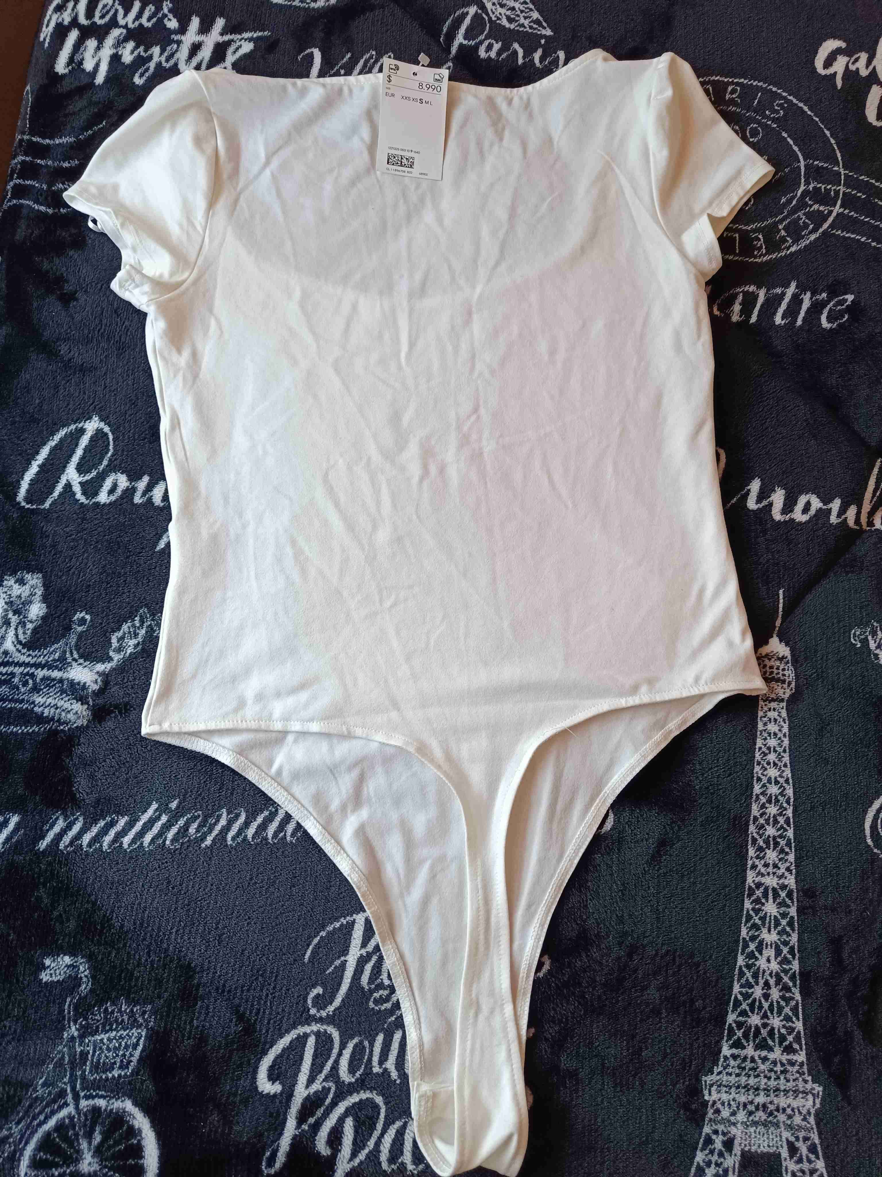 Body blanco de manga corta - miniatura 3