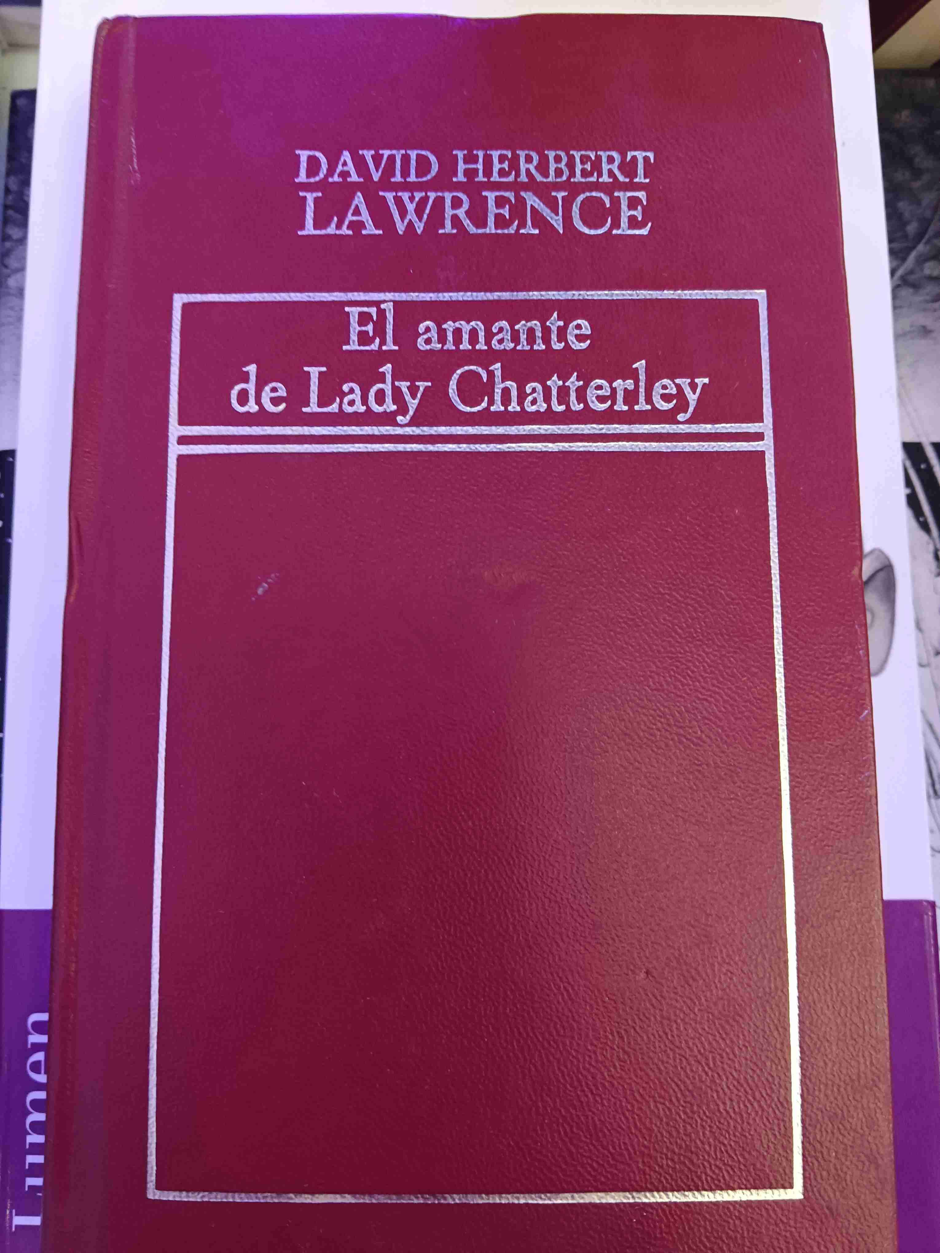 Libro El amante de Lady Chatterley