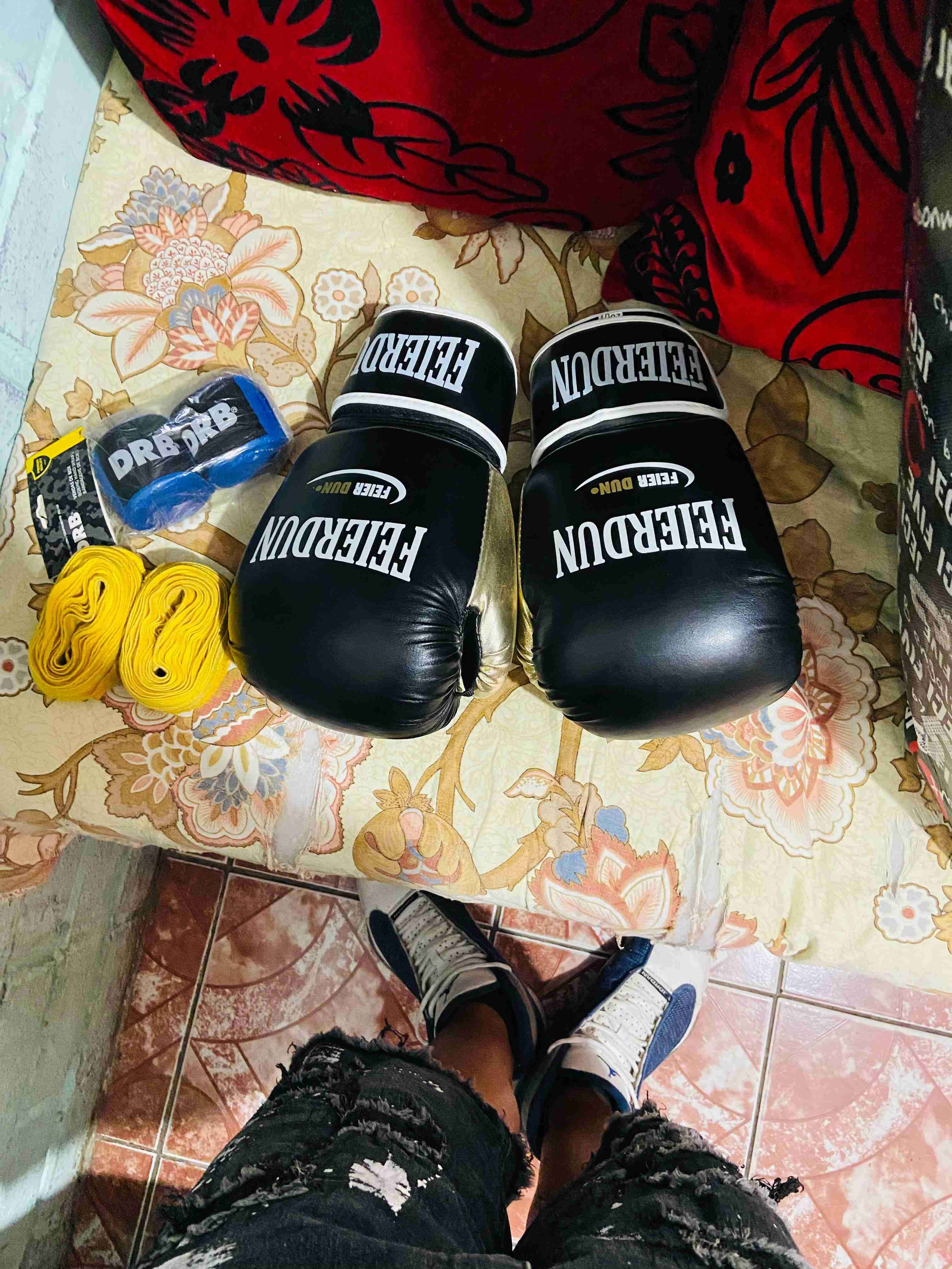 Saco de boxeo negro - miniatura 3