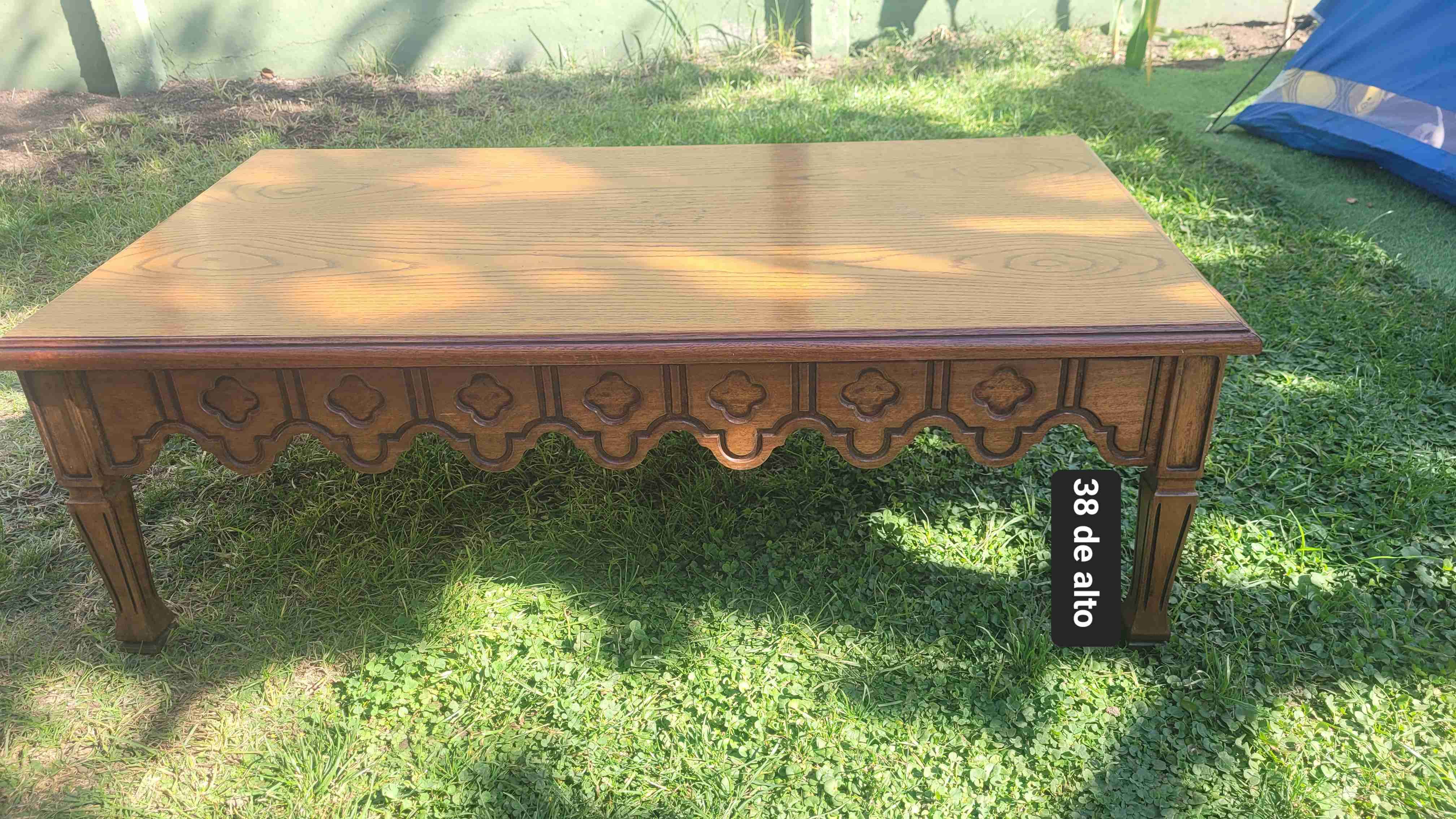 Mesa de centro madera vintage - miniatura 1