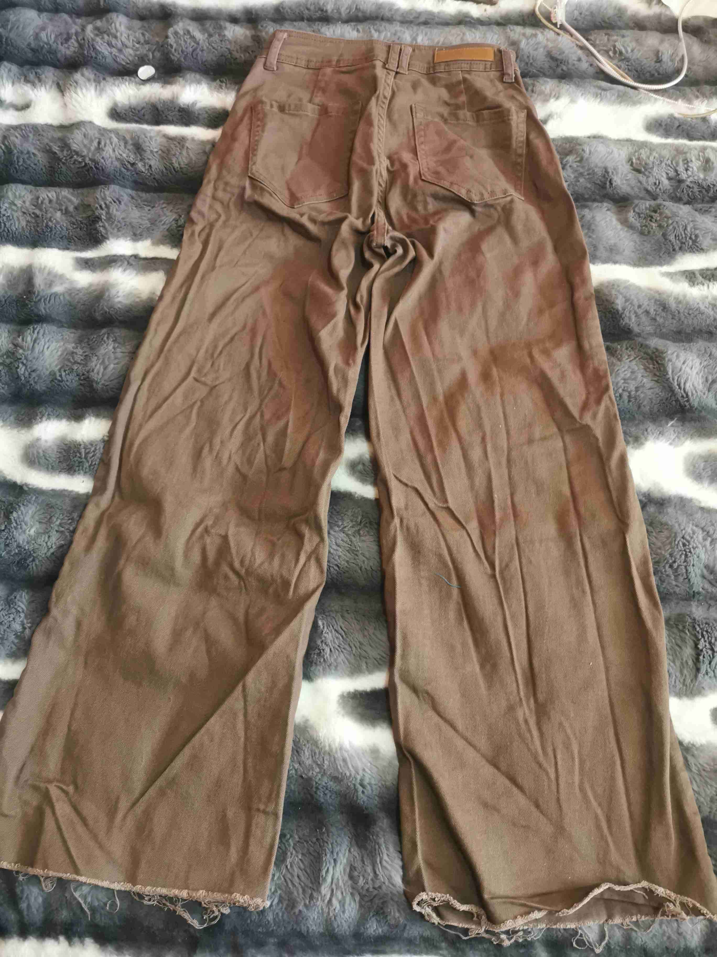 Pantalones marrones talla 36 - miniatura 2