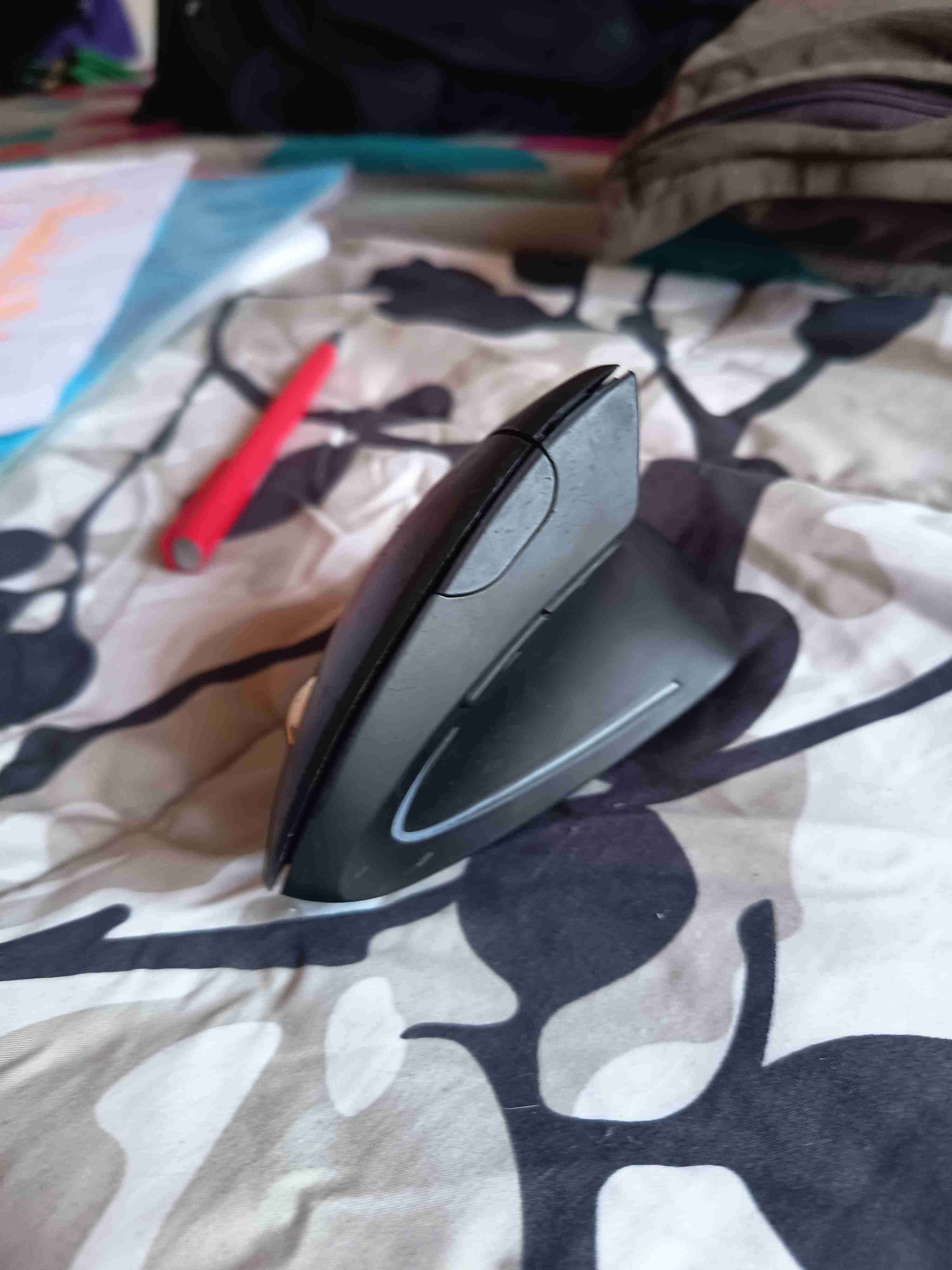 Mouse ergonómico negro - miniatura 3