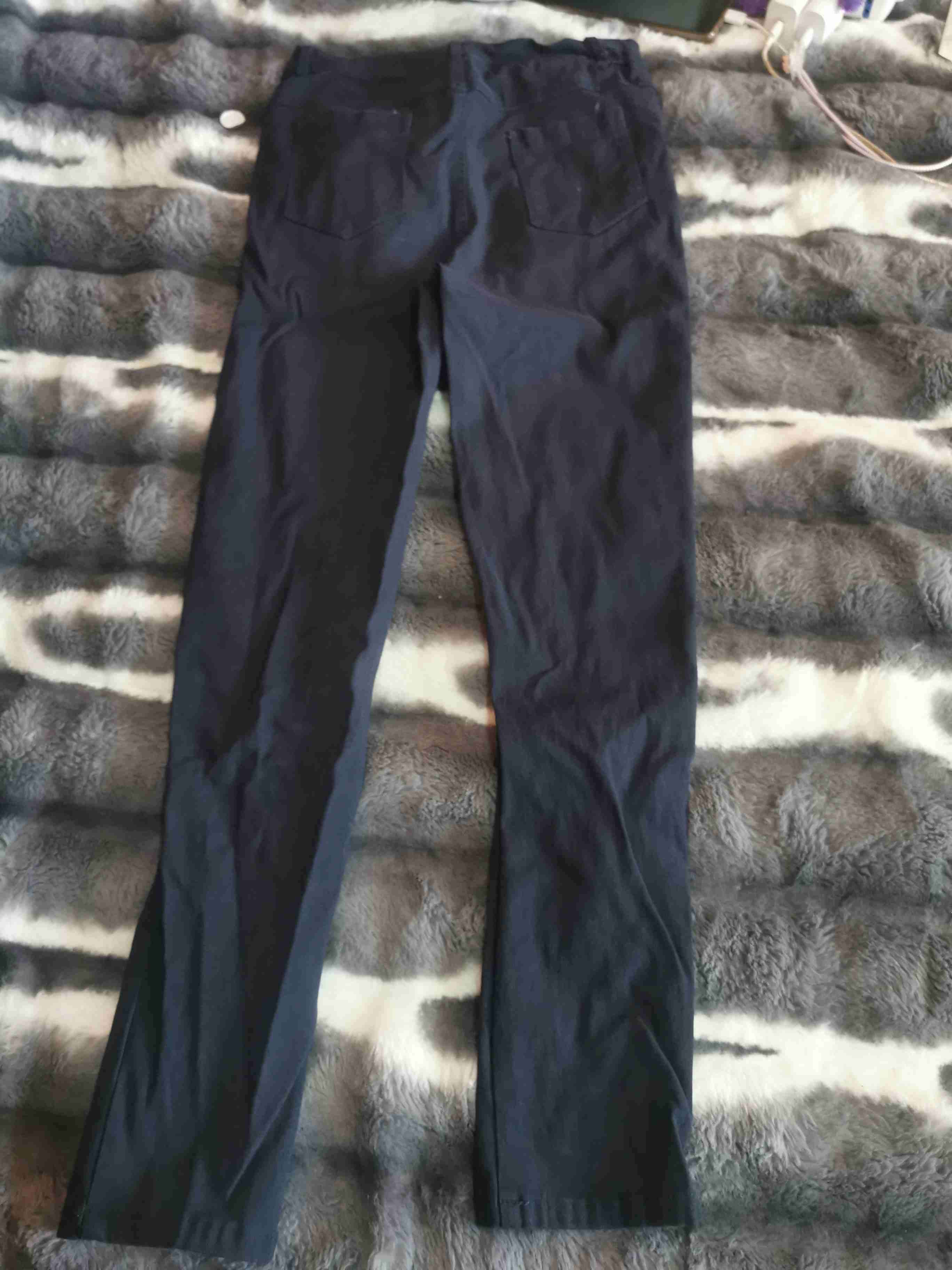 Pantalones azul marinos, con botones - miniatura 2