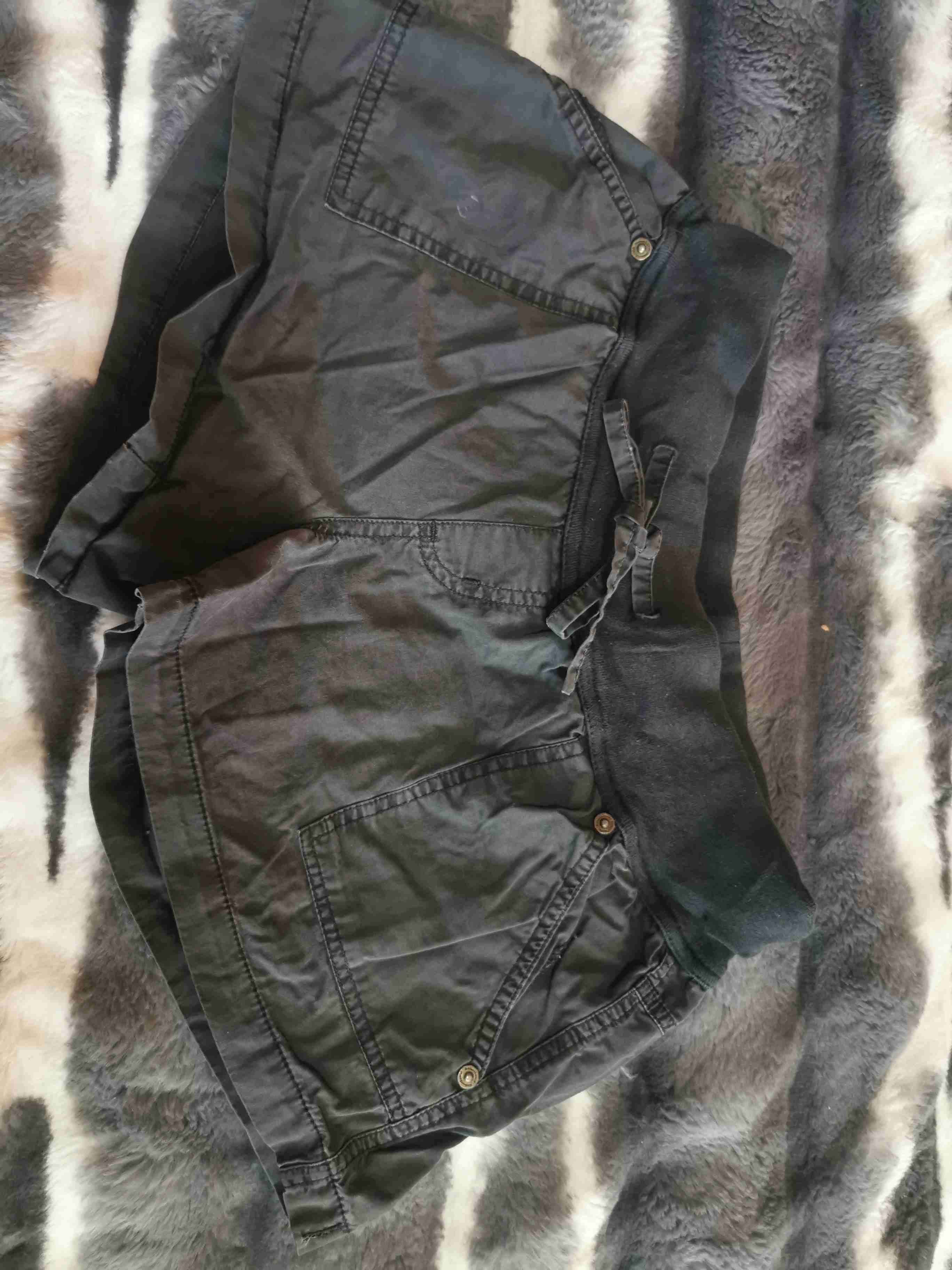 Shorts de algodón gris - miniatura 1