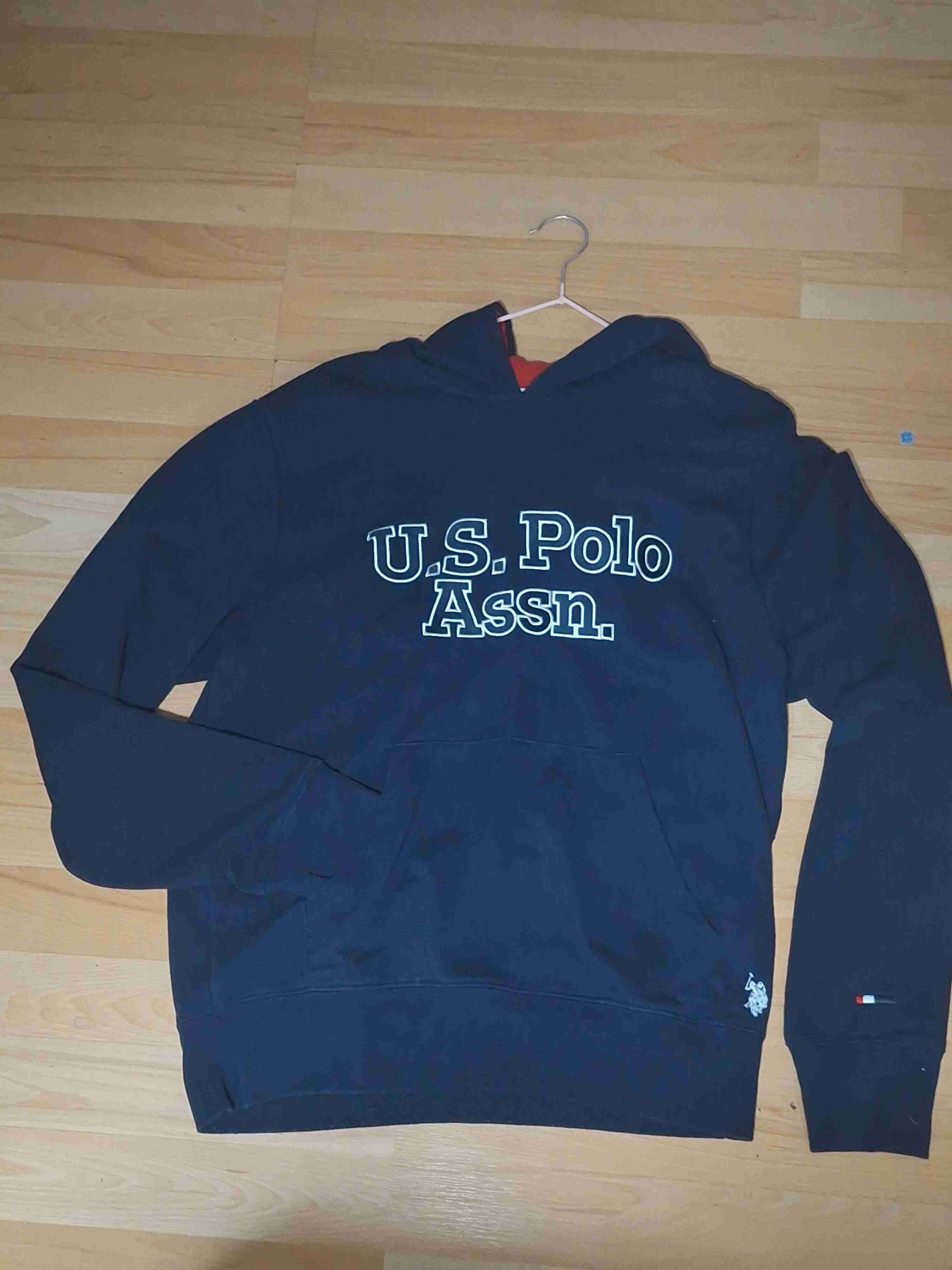 Polerón U.S. Polo Assn. negro talla M