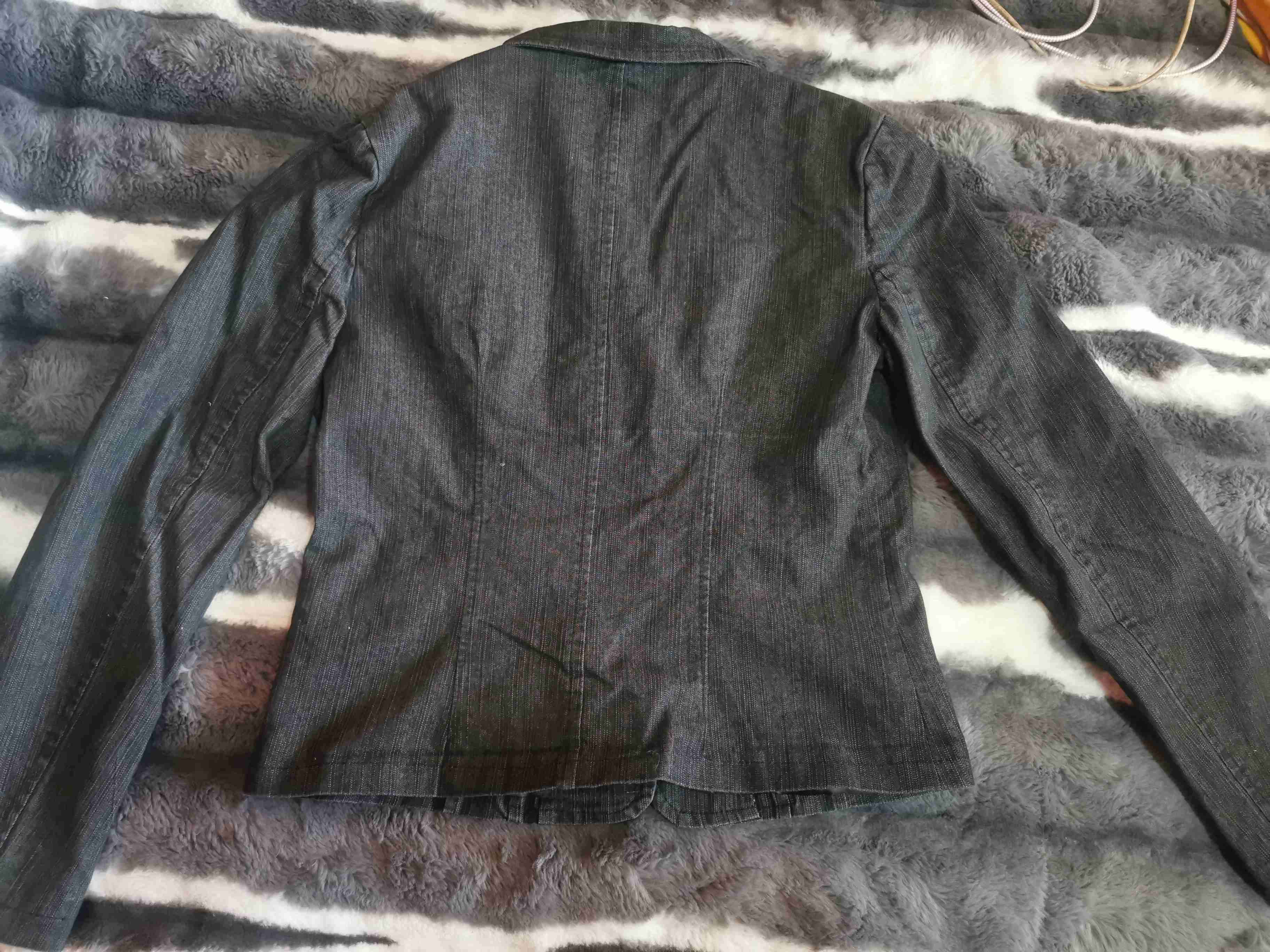 Blazer gris de mezclilla - miniatura 2