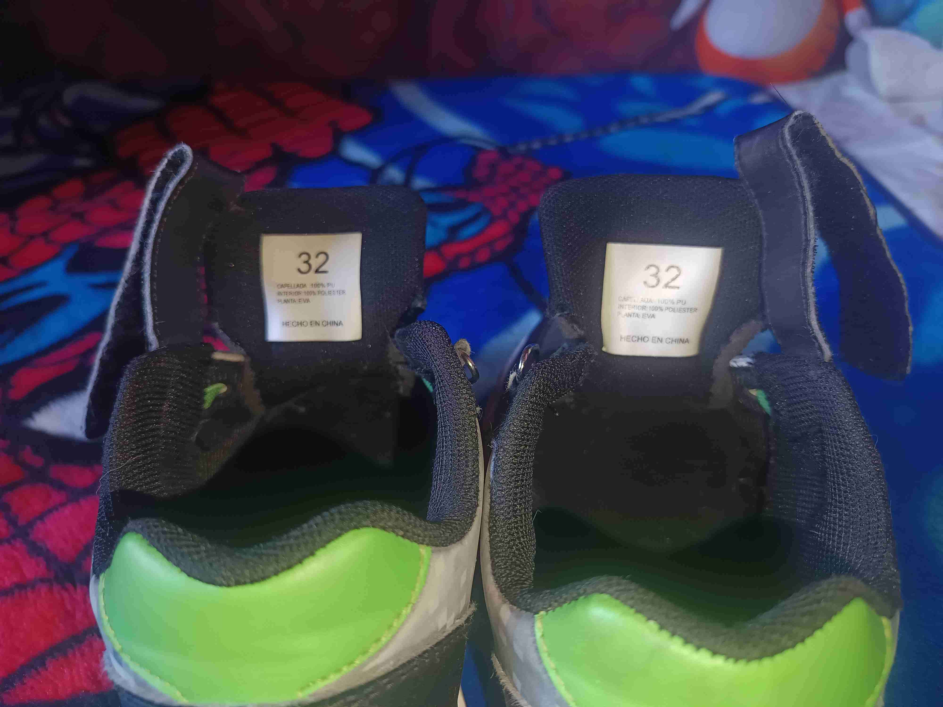 Zapatillas Minecraft grises y verdes - miniatura 5