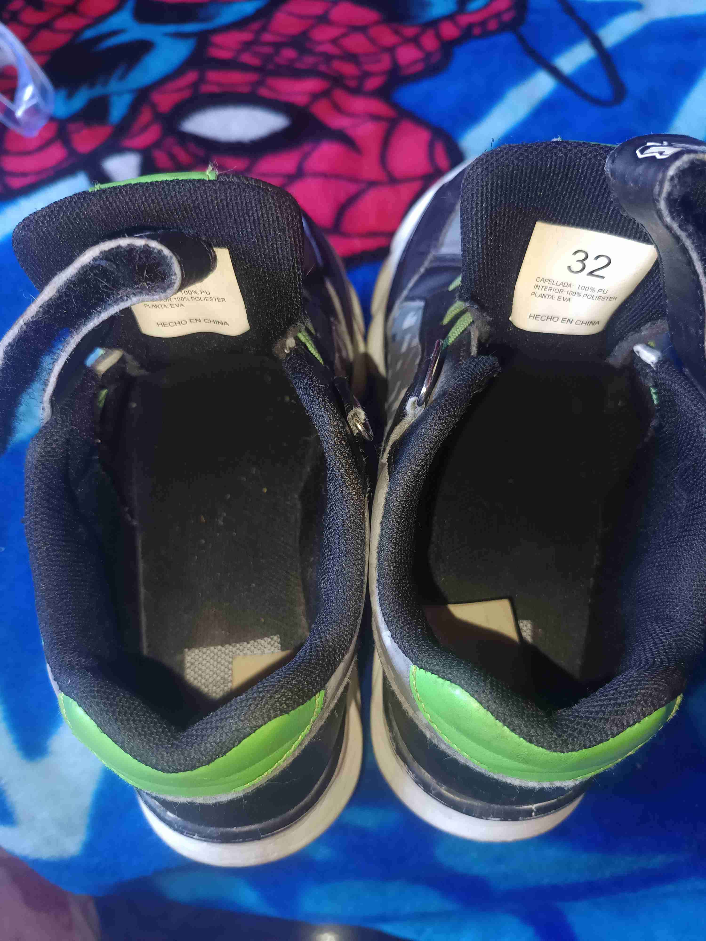 Zapatillas Minecraft grises y verdes - miniatura 6