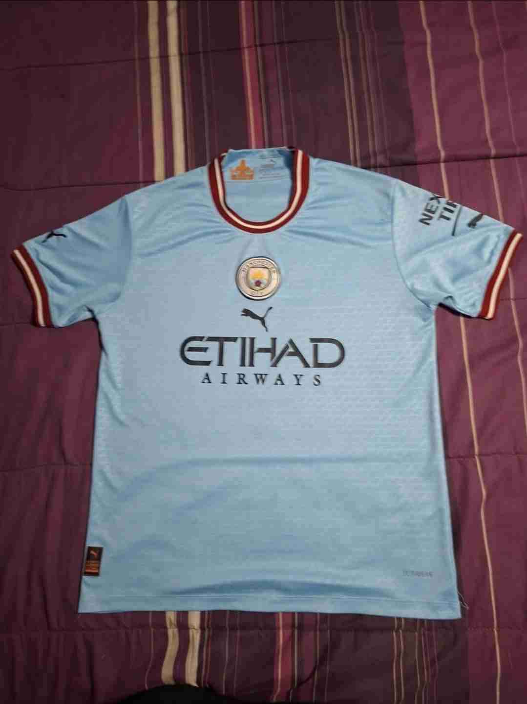 Camiseta azul Manchester City - miniatura 1