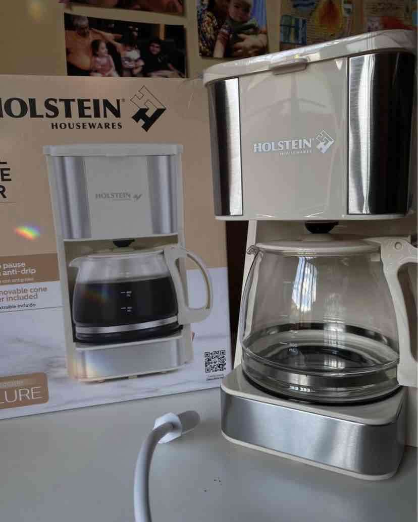 Cafetera Holstein blanca - miniatura 1