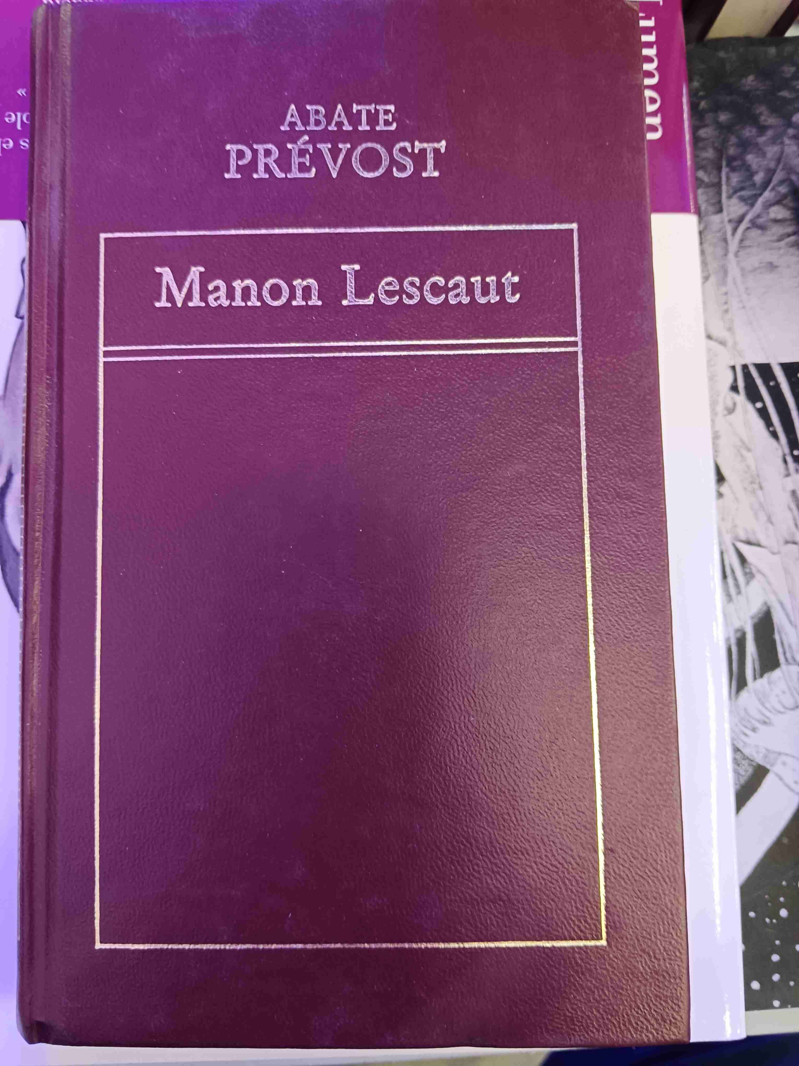 Libro Manon Lescaut tapa dura