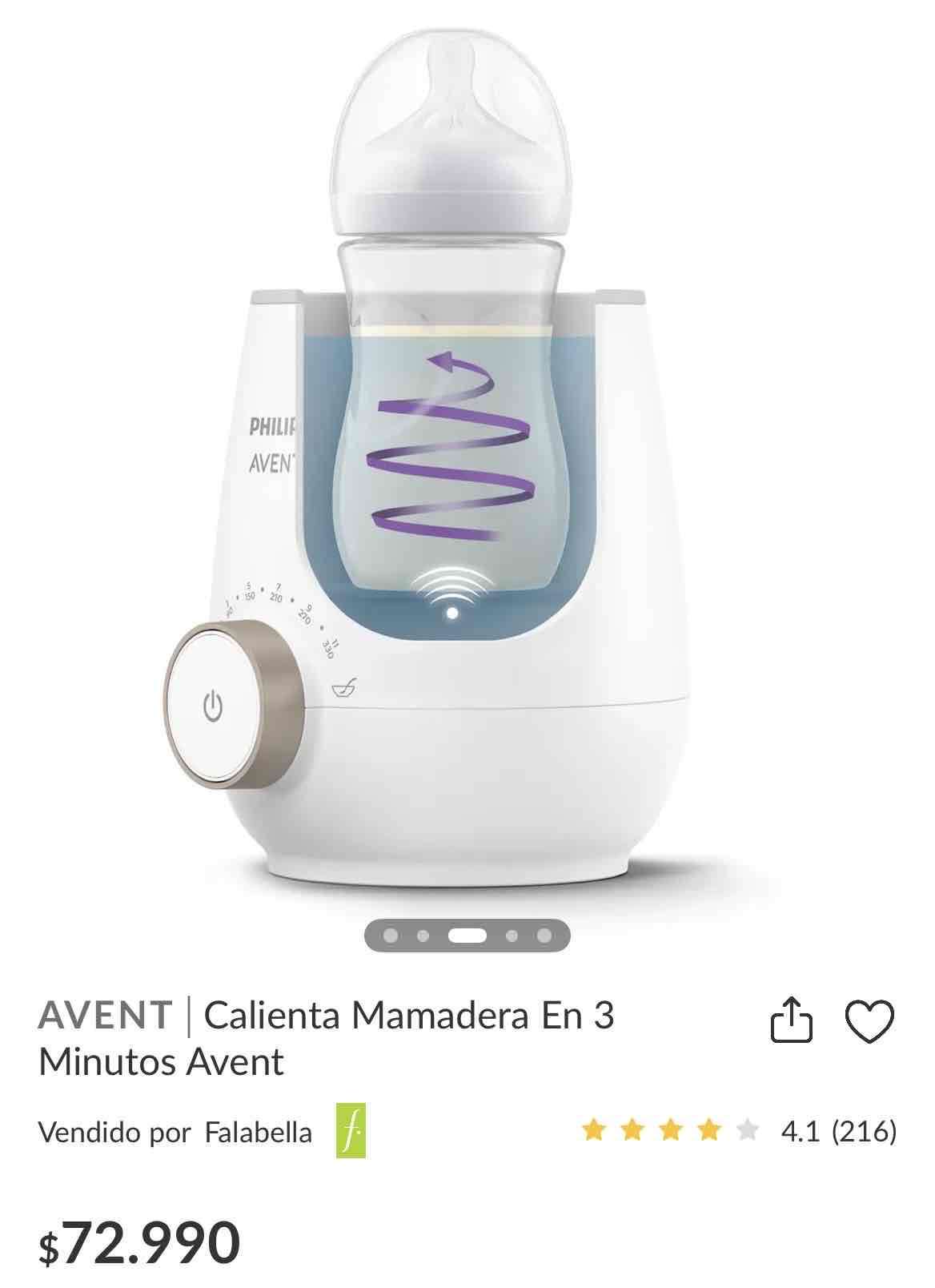 Calentador de Mamaderas Philips Avent - miniatura 2