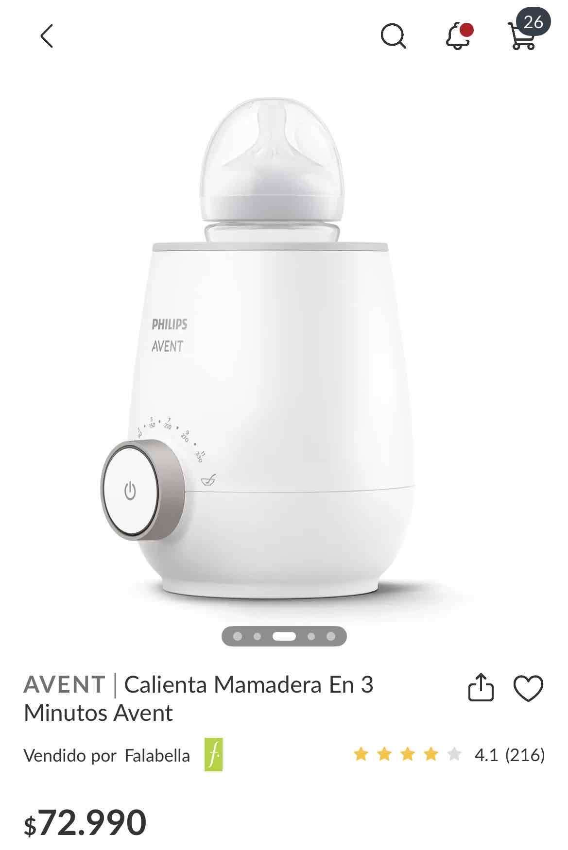 Calentador de Mamaderas Philips Avent - miniatura 3