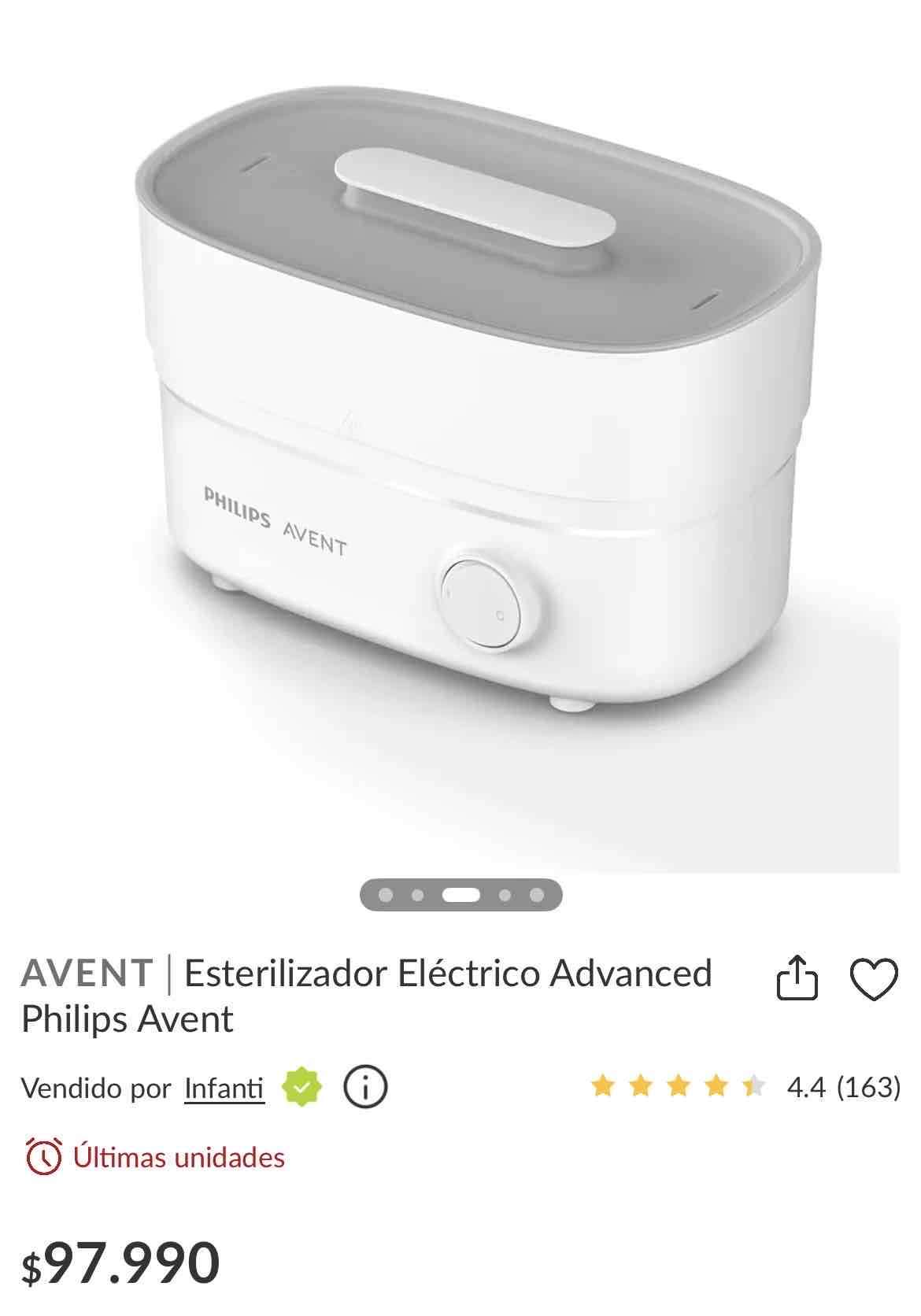 Esterilizador Eléctrico Philips Avent - miniatura 3