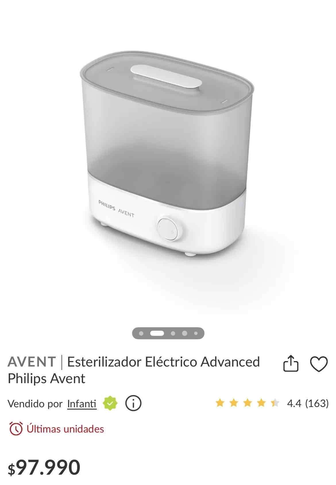 Esterilizador Eléctrico Philips Avent - miniatura 4