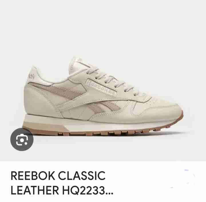 Zapatilla Reebok Classic Leather Beige y Blanco - miniatura 3