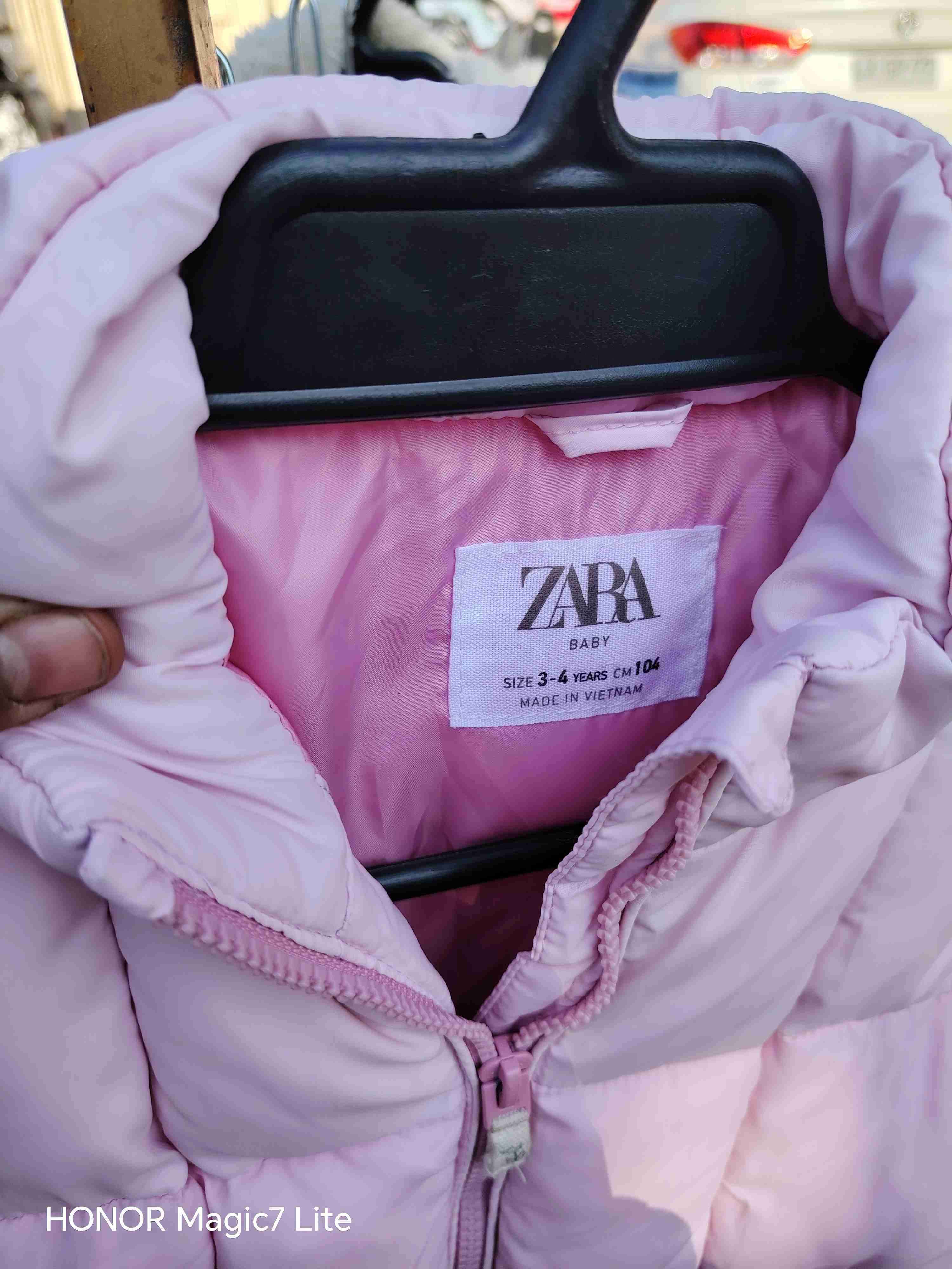 Chaqueta rosado infantil sin mangas - miniatura 2