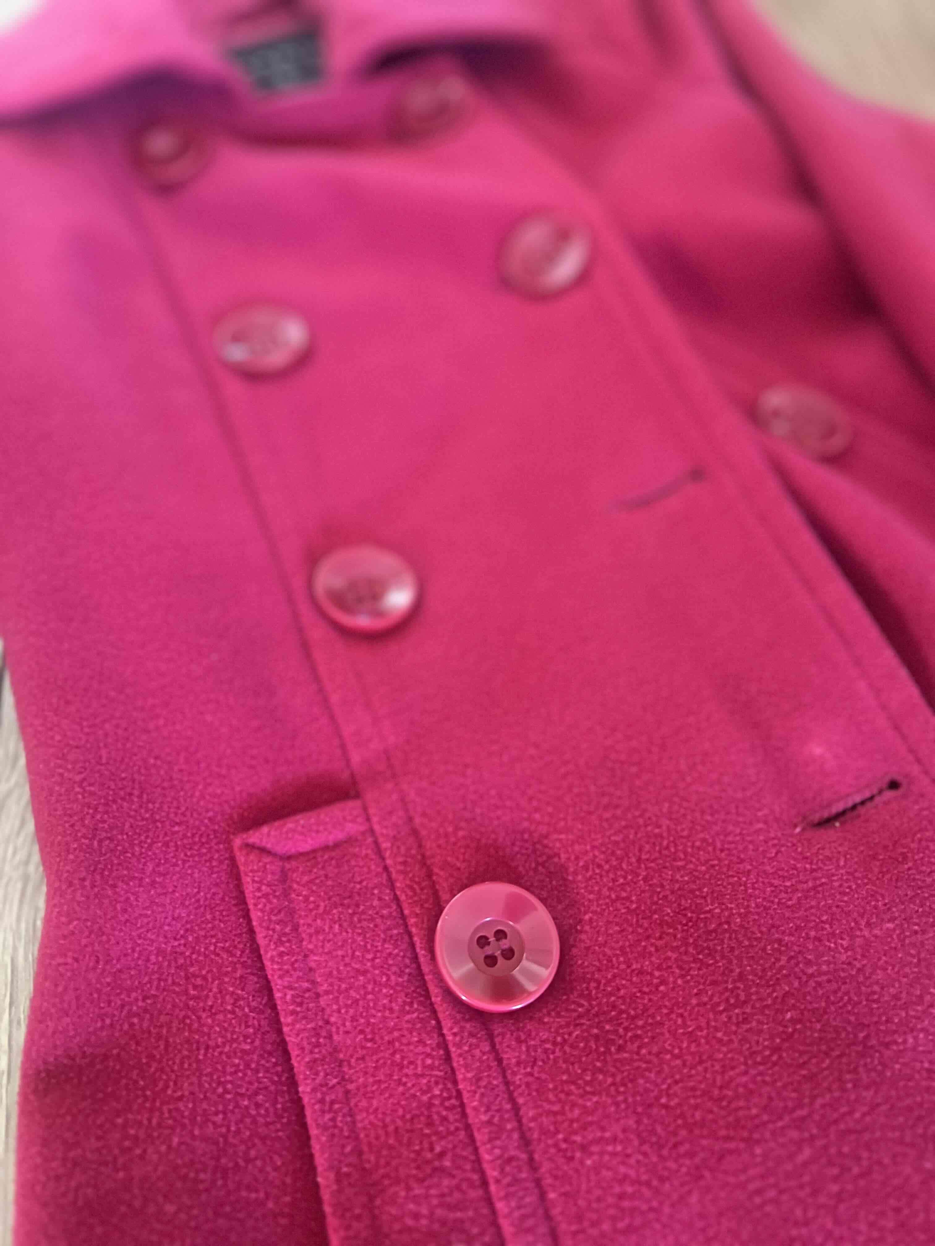 Abrigo fucsia Alaniz, talla 36 (sirve para XS - S) - miniatura 2