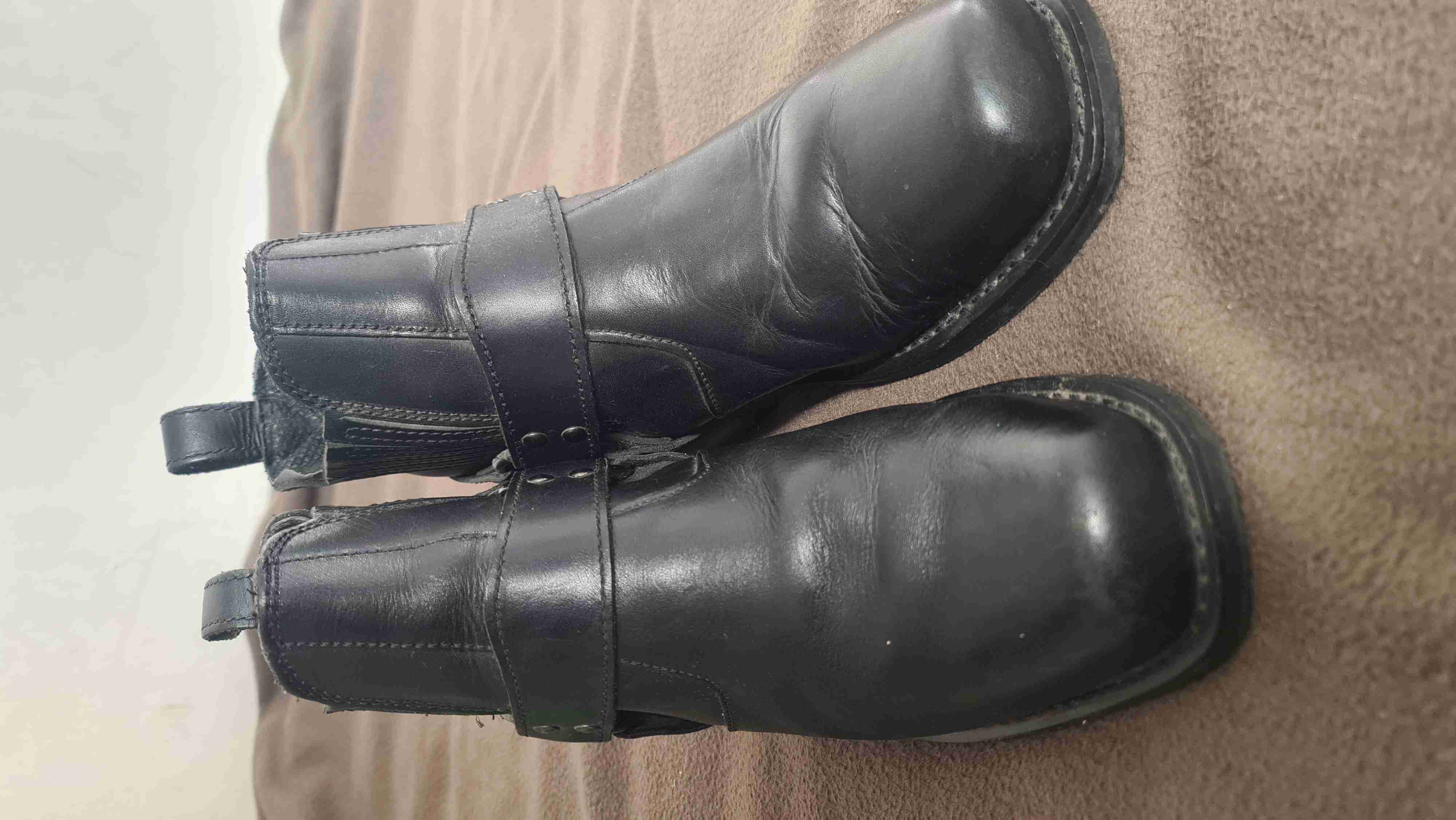 Botines de cuero negro - miniatura 2