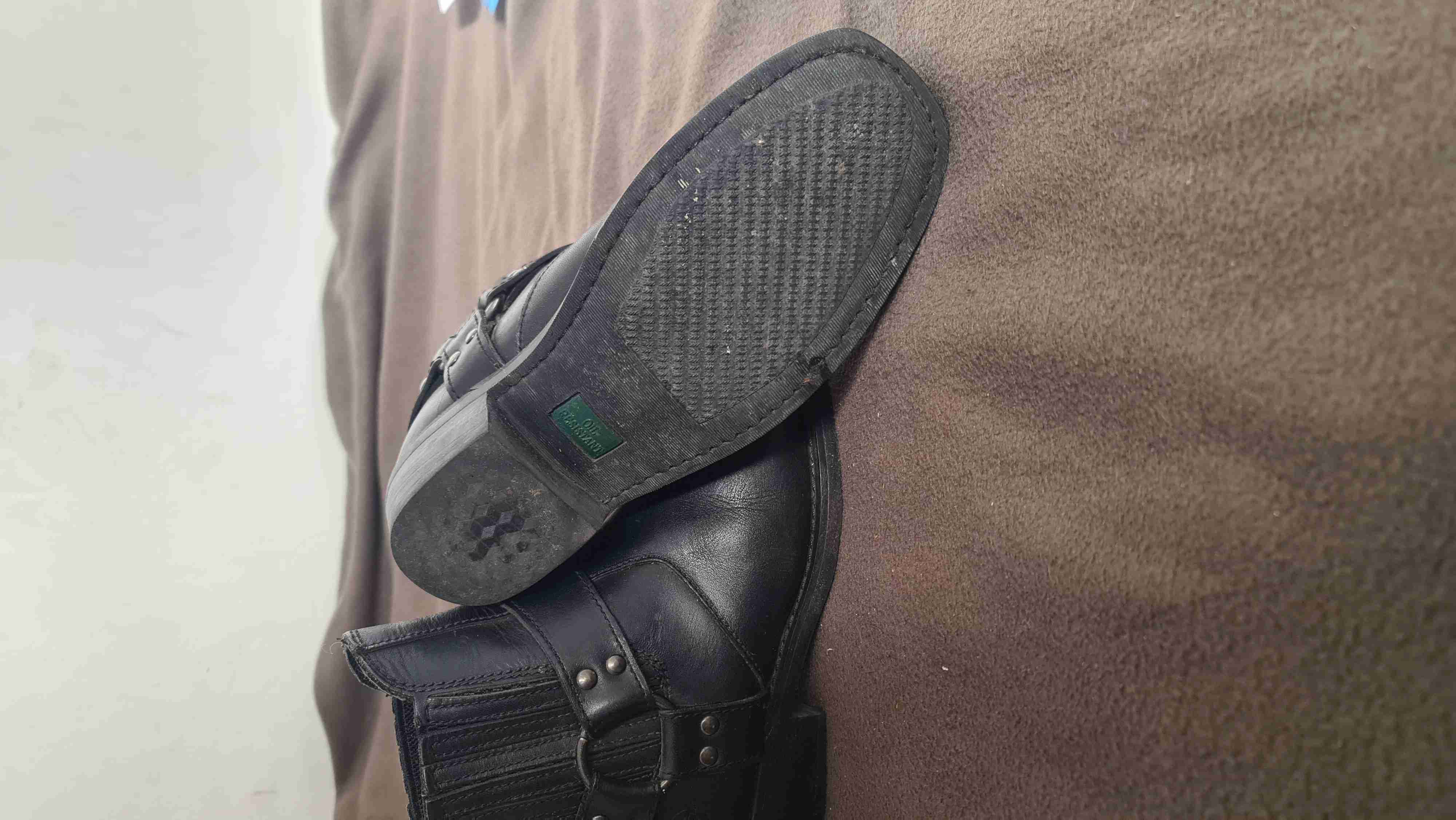 Botines de cuero negro - miniatura 3