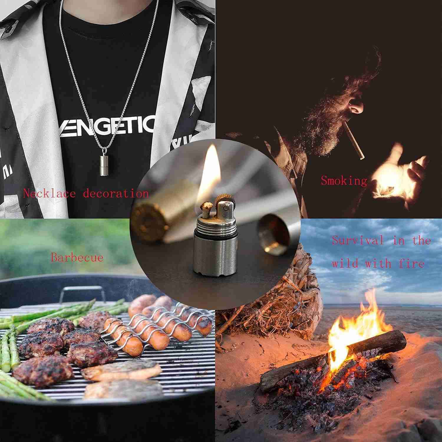 Collar colgante de acero inoxidable - miniatura 2