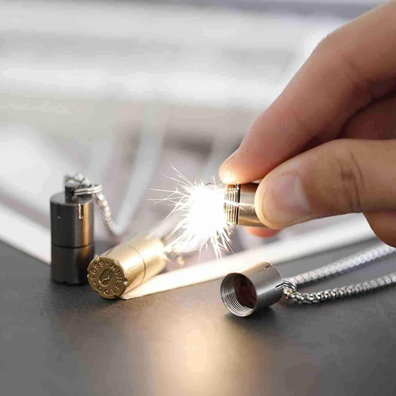 Collar colgante de acero inoxidable - miniatura 3