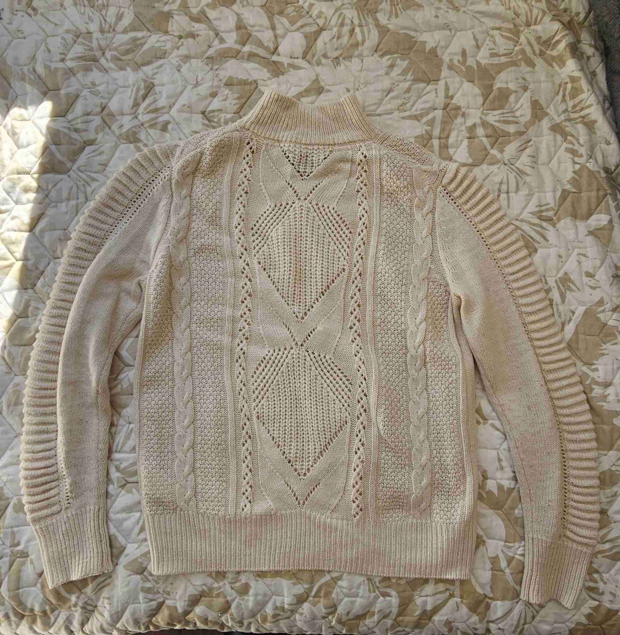 Suéter beige cuello alto Talla S - miniatura 2