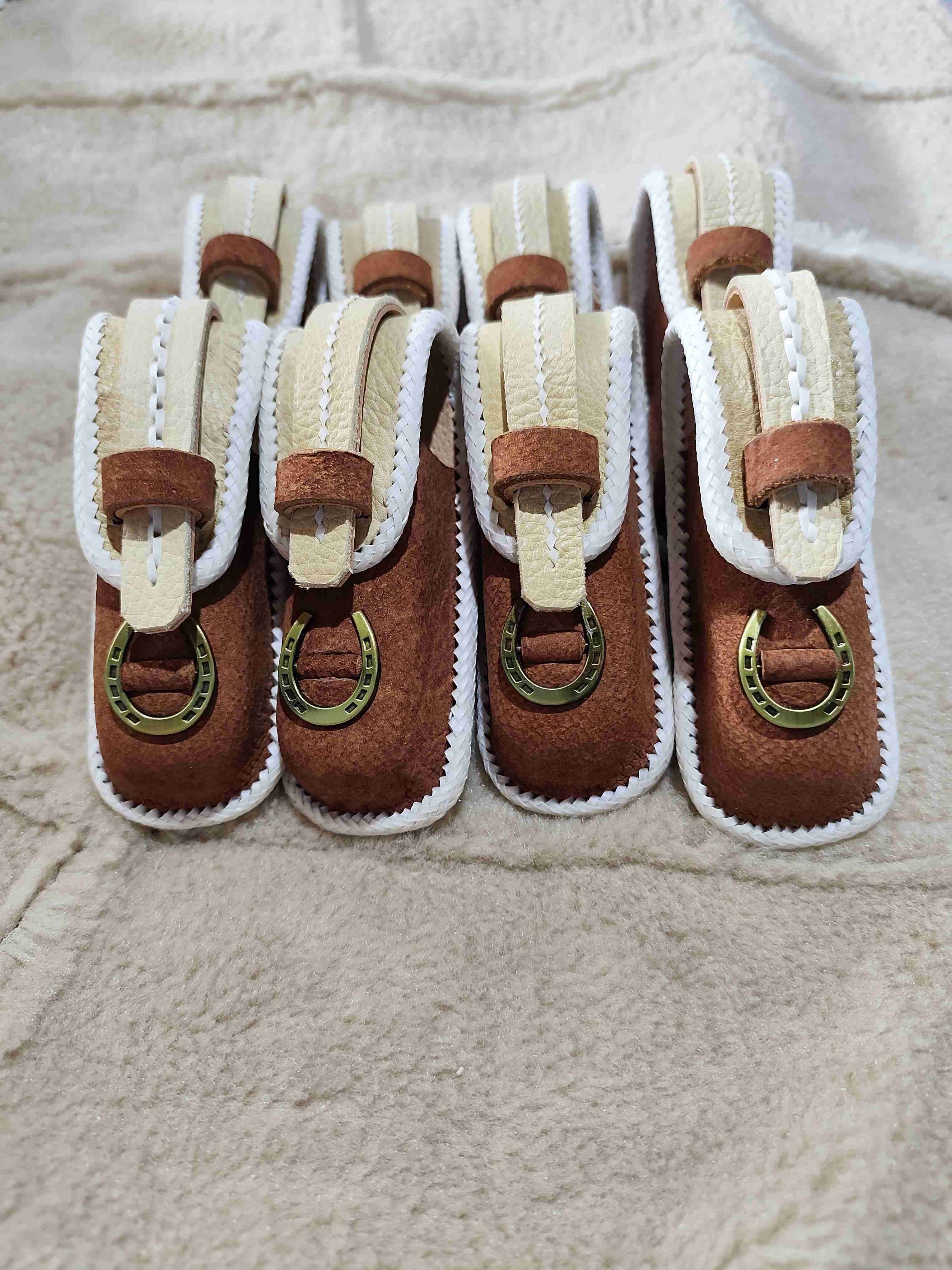 Cinturón de cuero con bolso étnico - miniatura 3