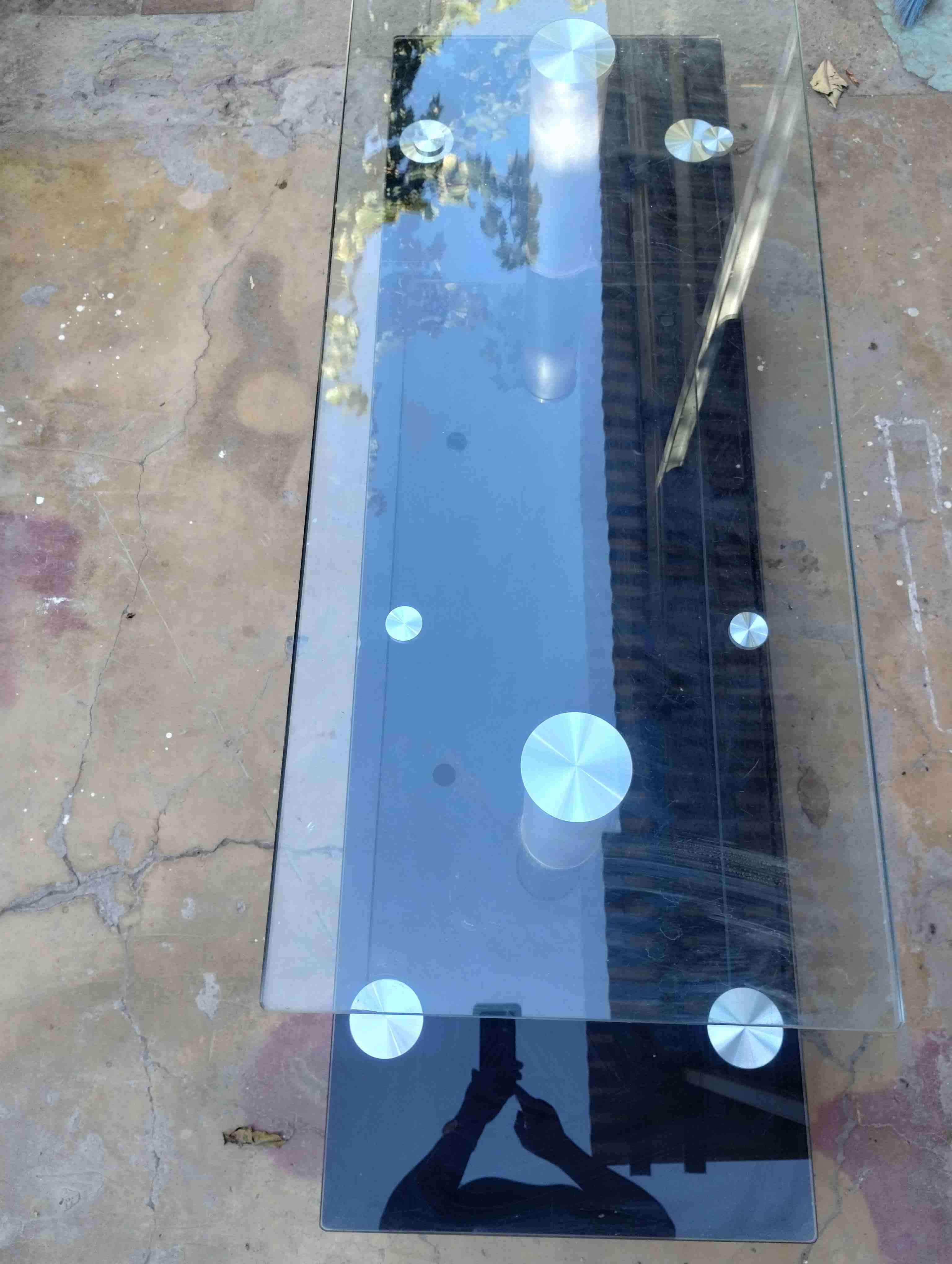 Mesa de centro de vidrio moderno - miniatura 3