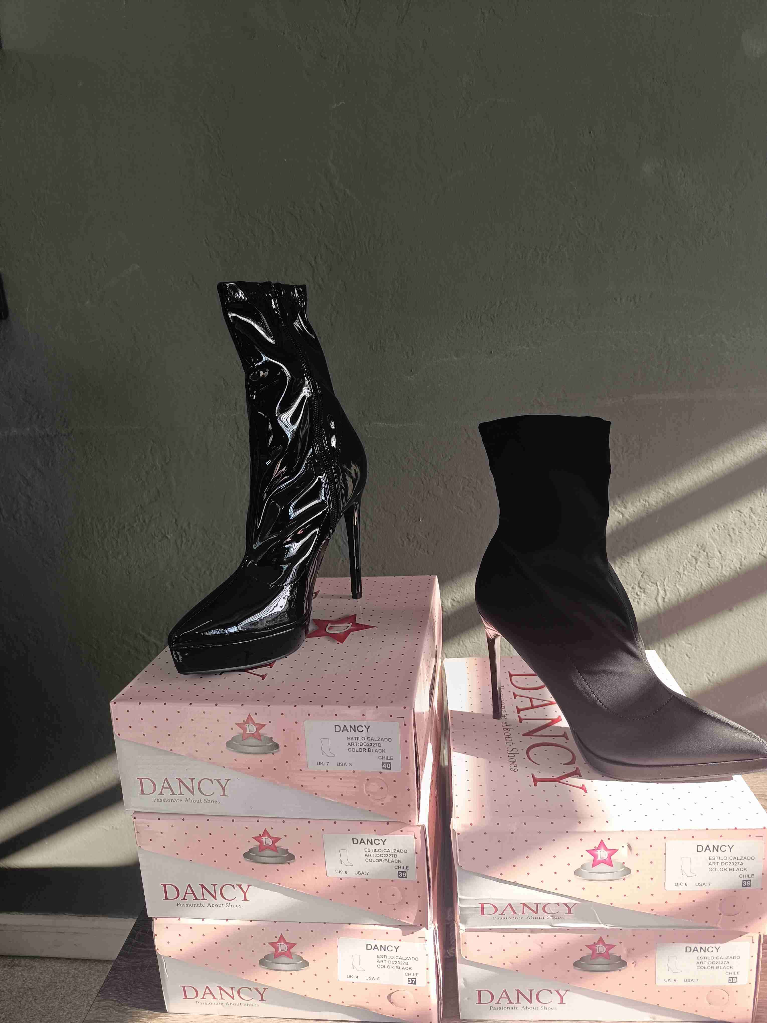 Botines de charol negro Dancy - miniatura 3