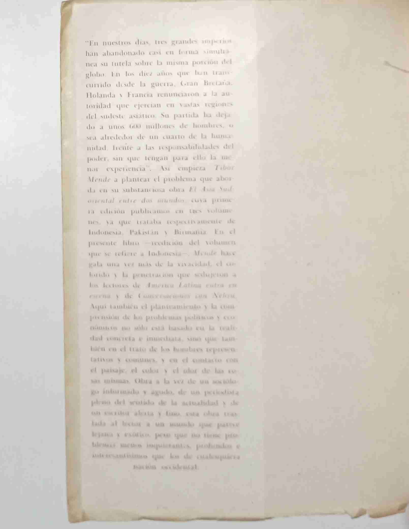 Libro 'Pakistán' de Tibor Mende - miniatura 2