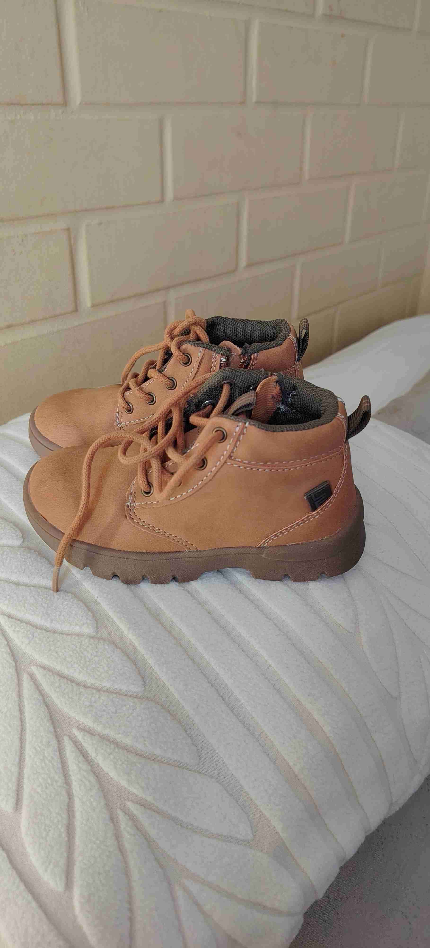 Botines infantiles marrón claro - miniatura 2