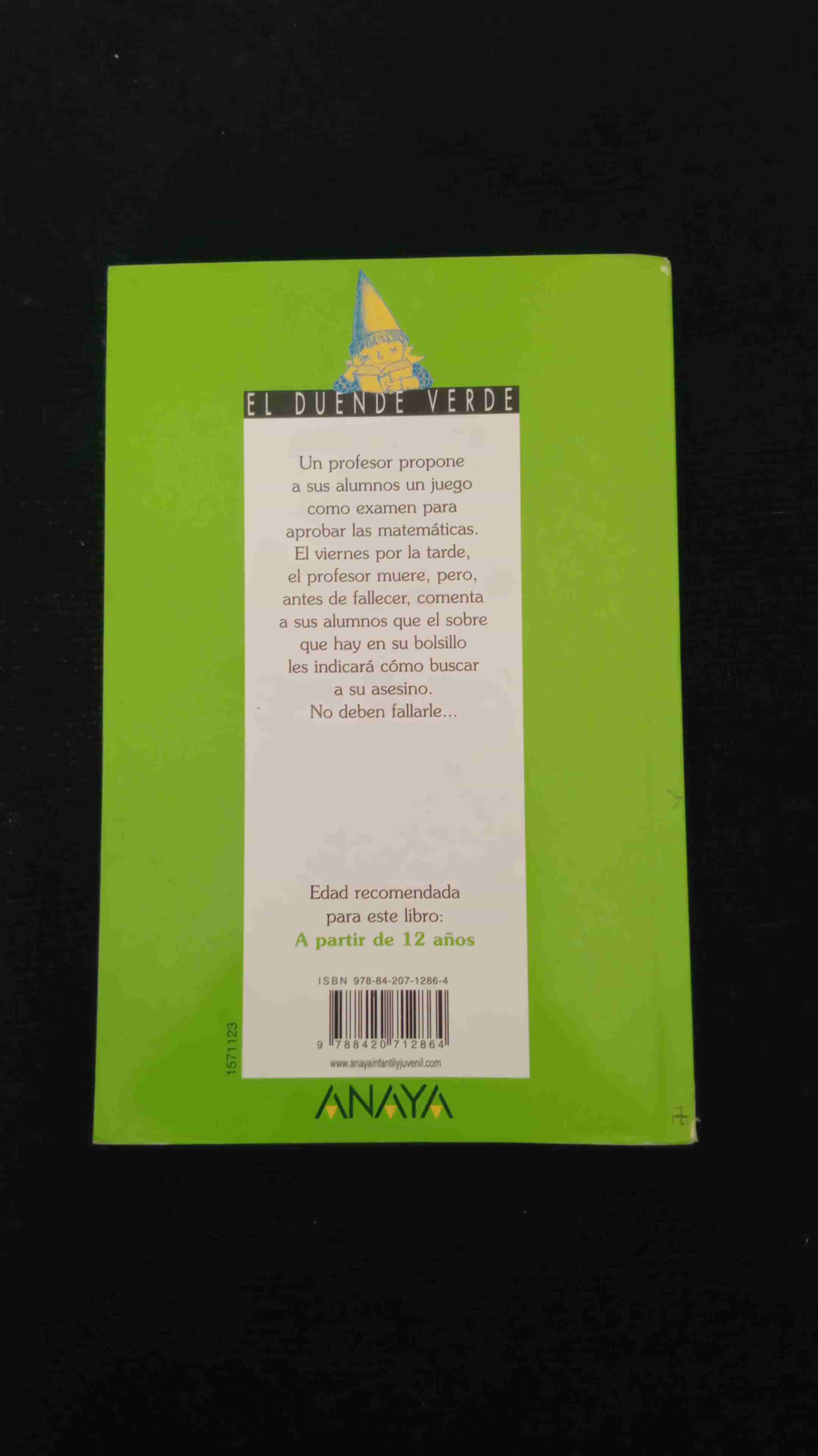 Libro El asesinato del profesor de matemáticas - miniatura 2