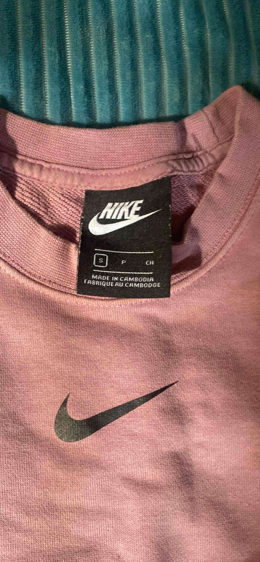 Polerón rosado Nike mujer - miniatura 2