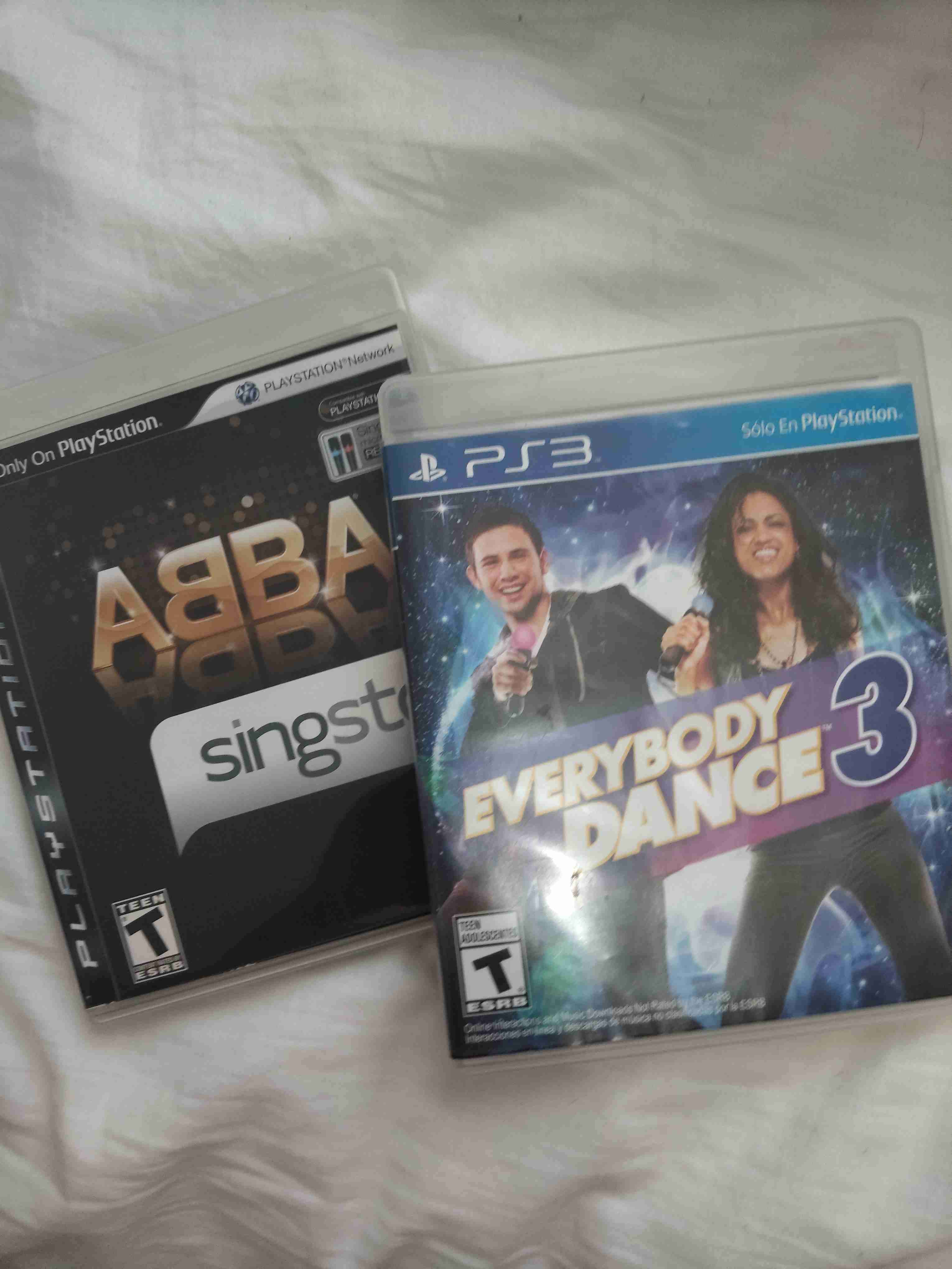 Lote Juegos PS3 Singstar y Everybody Dance